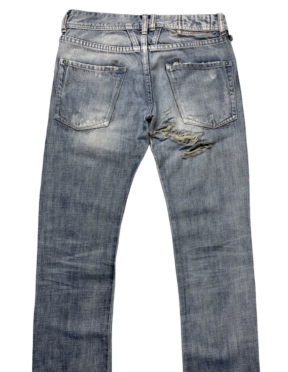 Marithe + Francois Girbaud MFG DISTRESSED FLARE DENIM Size 30" / US 8 / IT 44 - 4 Thumbnail