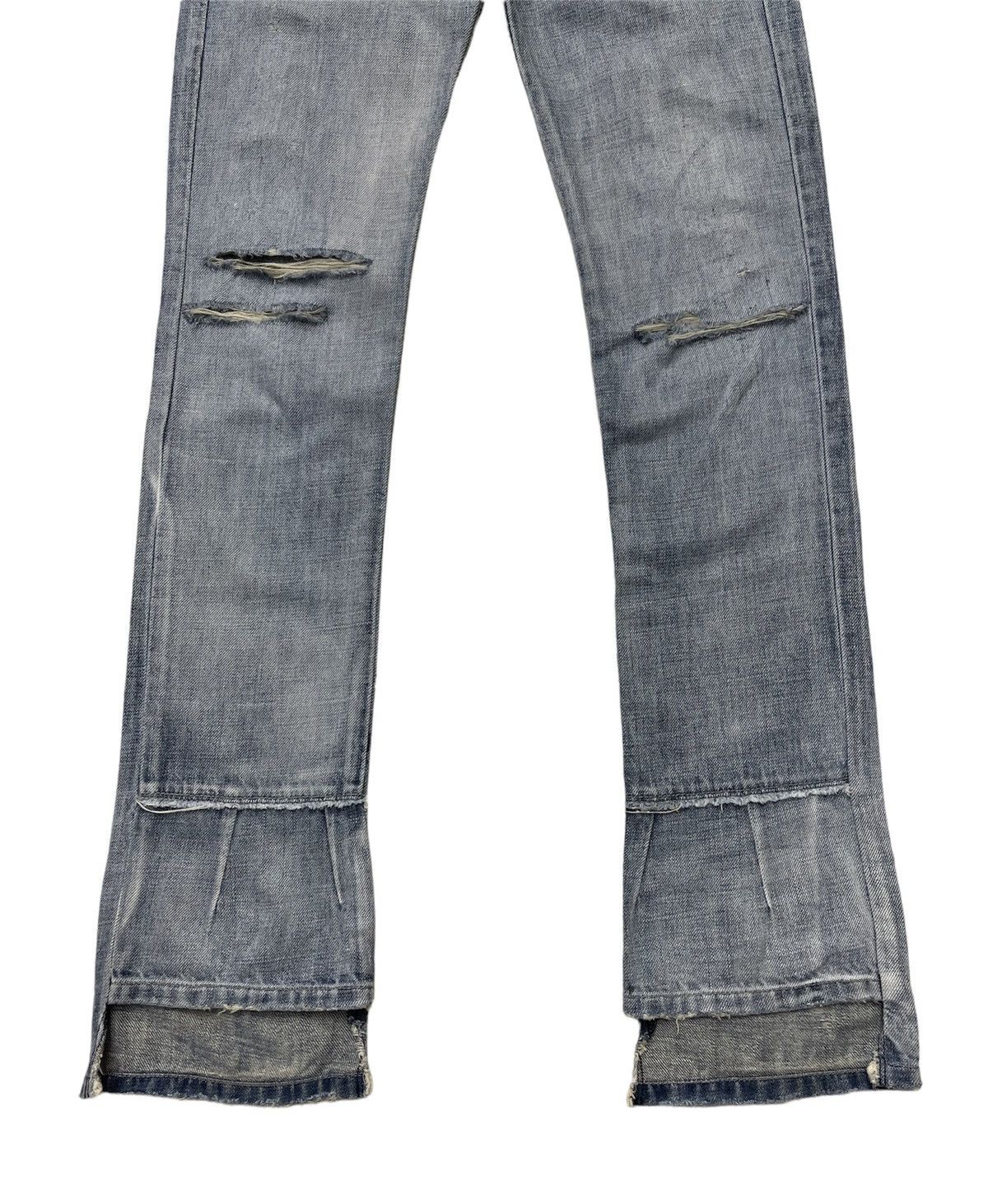 Marithe + Francois Girbaud MFG DISTRESSED FLARE DENIM Size 30" / US 8 / IT 44 - 5 Thumbnail