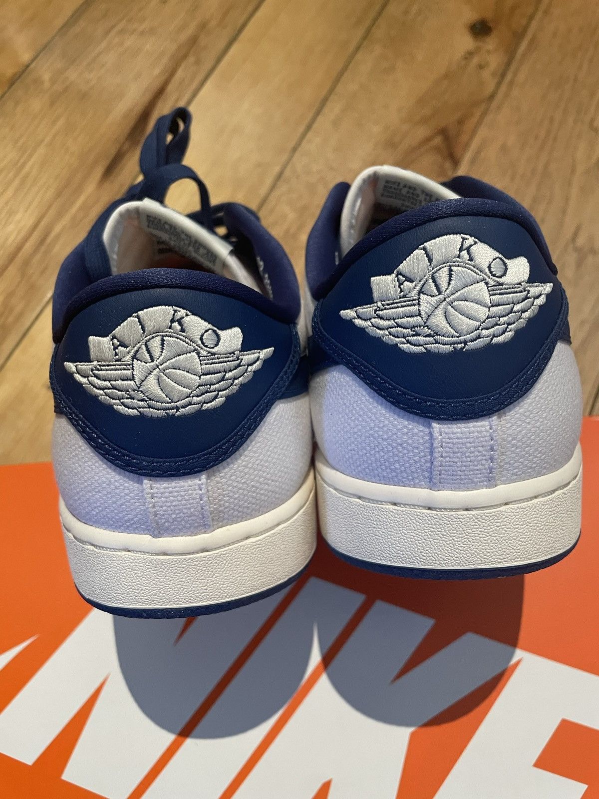 Jordan Brand × Nike Air Jordan 1 Low AJKO Kentucky Royal Blue Size US 12 / EU 45 - 9 Thumbnail