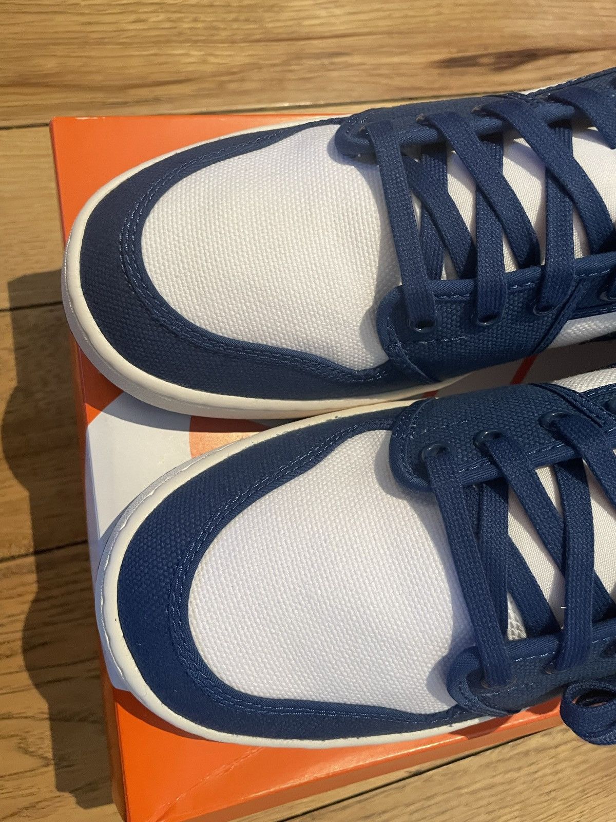 Jordan Brand × Nike Air Jordan 1 Low AJKO Kentucky Royal Blue Size US 12 / EU 45 - 5 Thumbnail