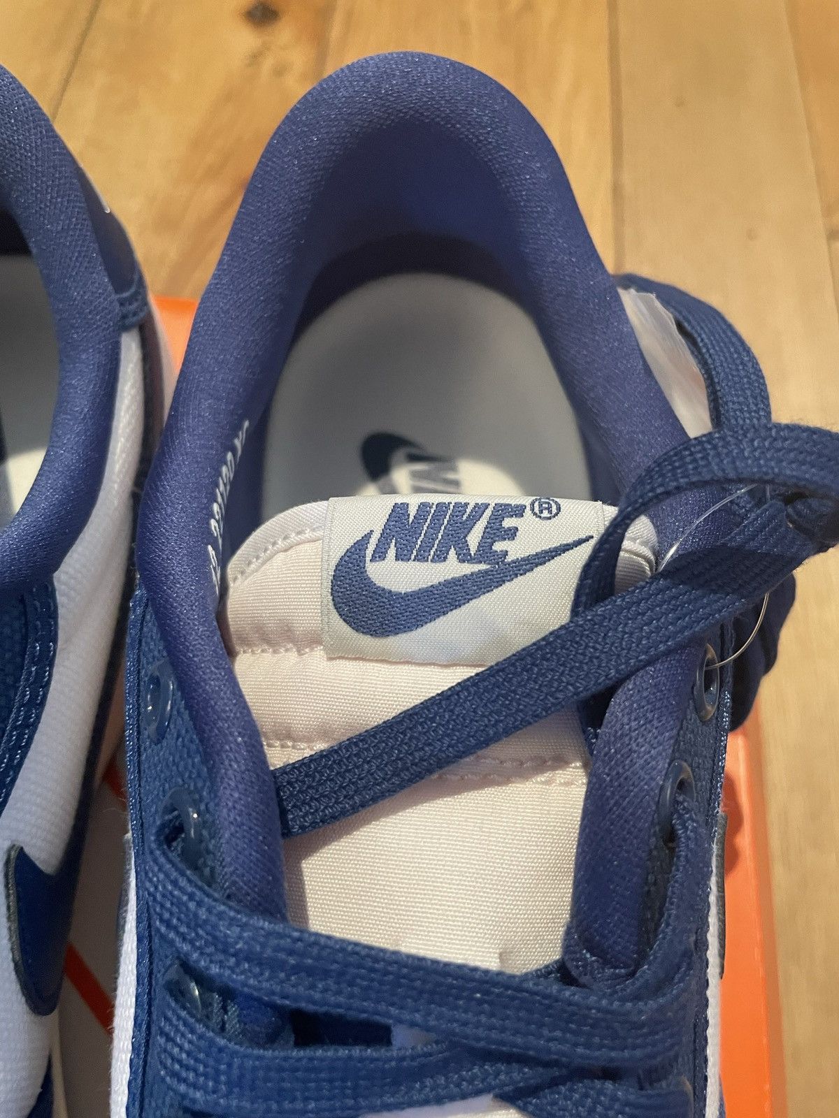 Jordan Brand × Nike Air Jordan 1 Low AJKO Kentucky Royal Blue Size US 12 / EU 45 - 6 Thumbnail