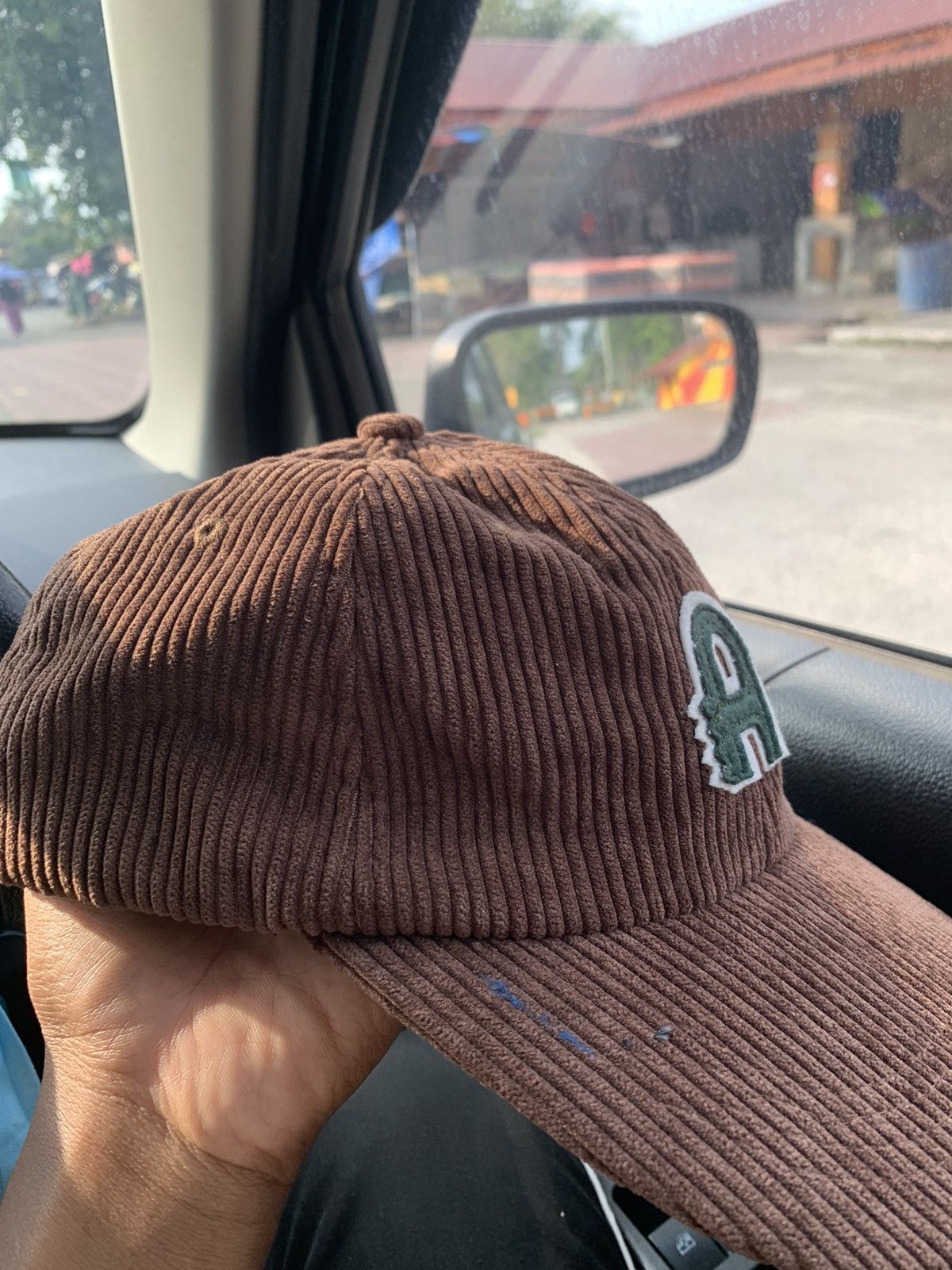 Japanese Brand YOMI Spring Striped Corduroy Baseball Cap Size ONE SIZE - 2 Thumbnail