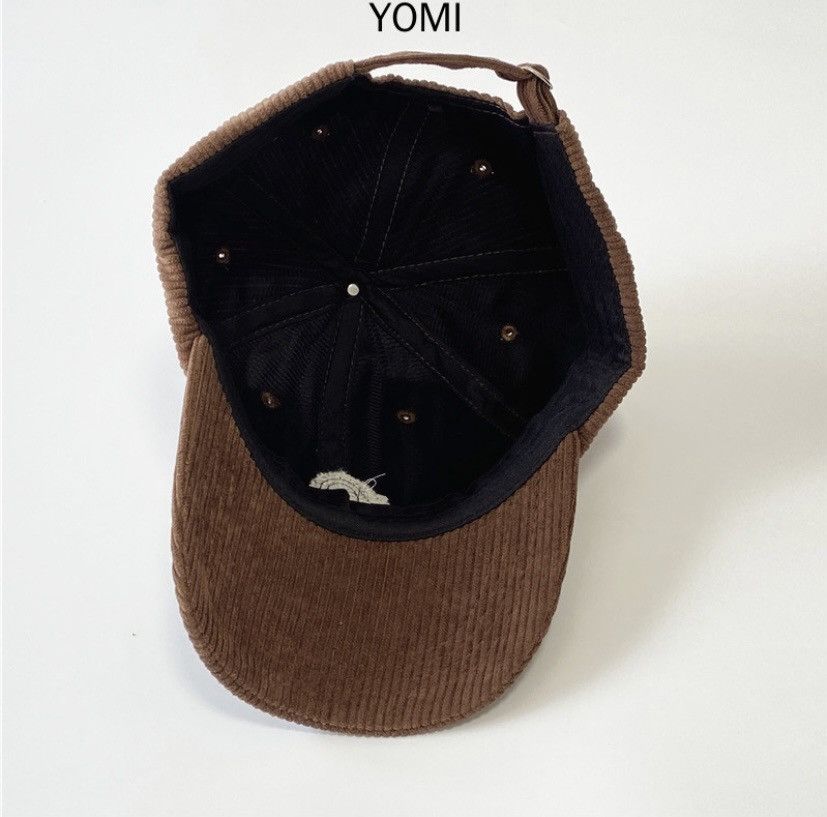 Japanese Brand YOMI Spring Striped Corduroy Baseball Cap Size ONE SIZE - 3 Thumbnail