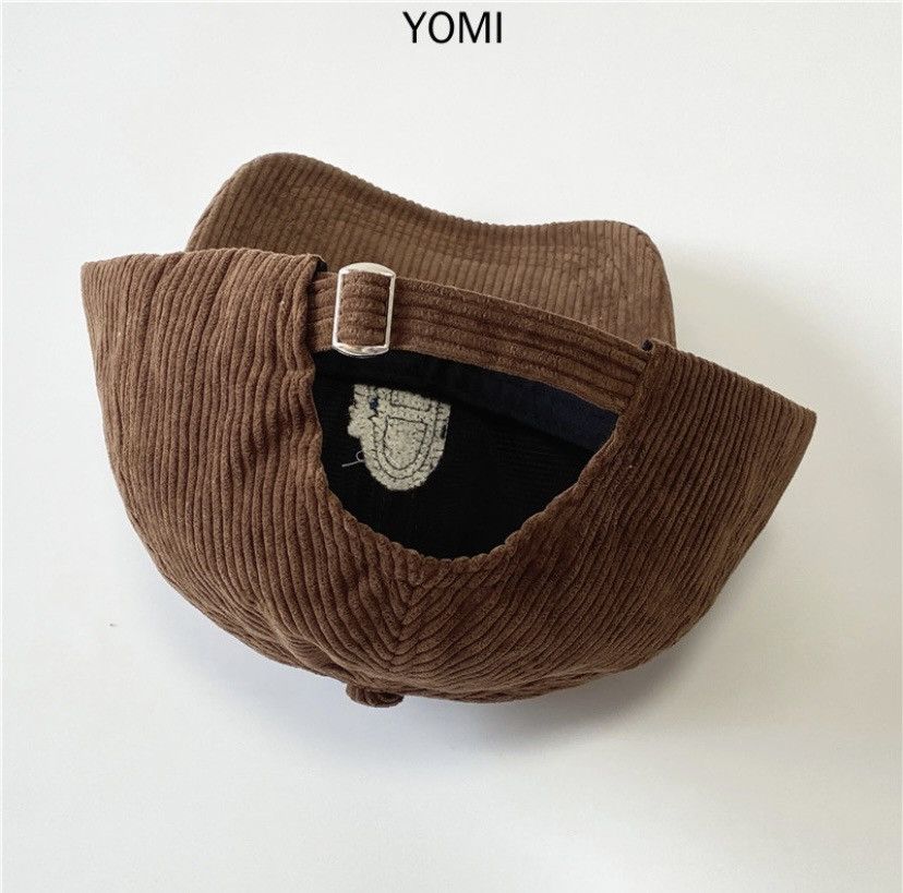 Japanese Brand YOMI Spring Striped Corduroy Baseball Cap Size ONE SIZE - 4 Thumbnail