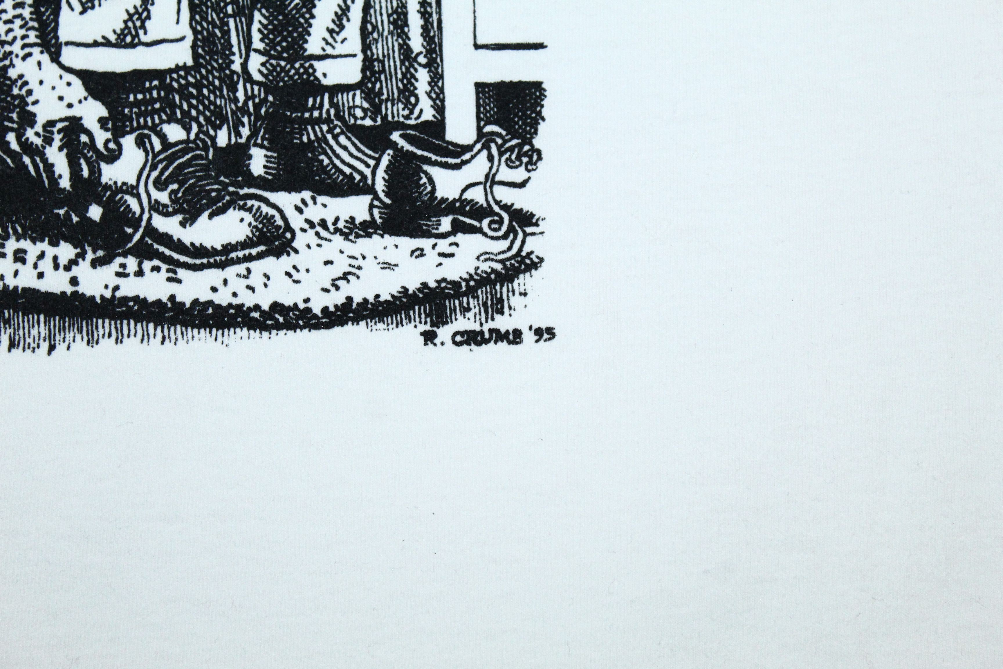 Arts & Science 🔥 '95 R.Crumb Art Charles Bukowski words Single Stitch Tees Size US S / EU 44-46 / 1 - 2 Thumbnail