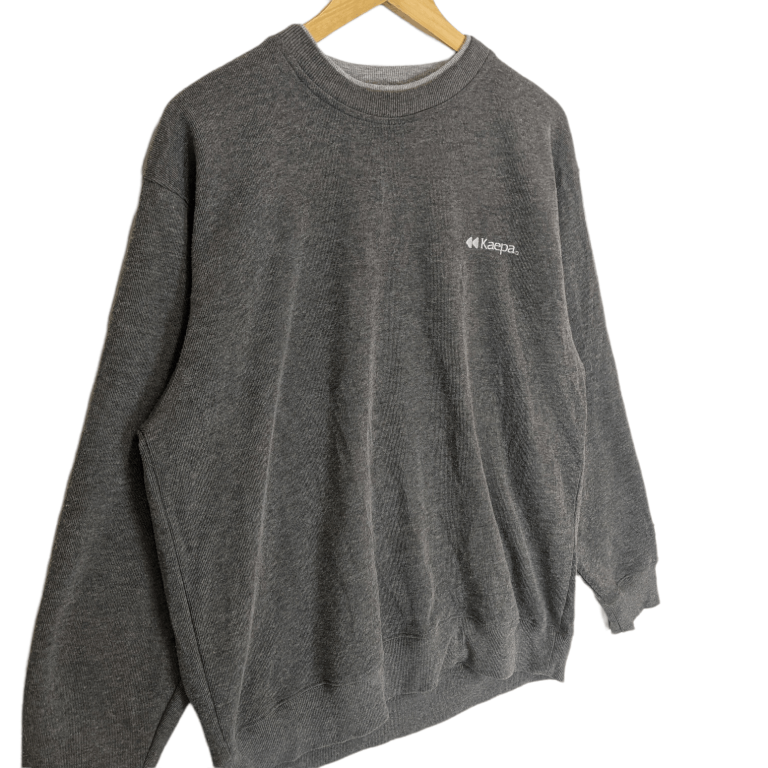 Japanese Brand KAEPA Grey Plain Sportswear Jumper Sweatshirt Size US XL / EU 56 / 4 - 3 Thumbnail