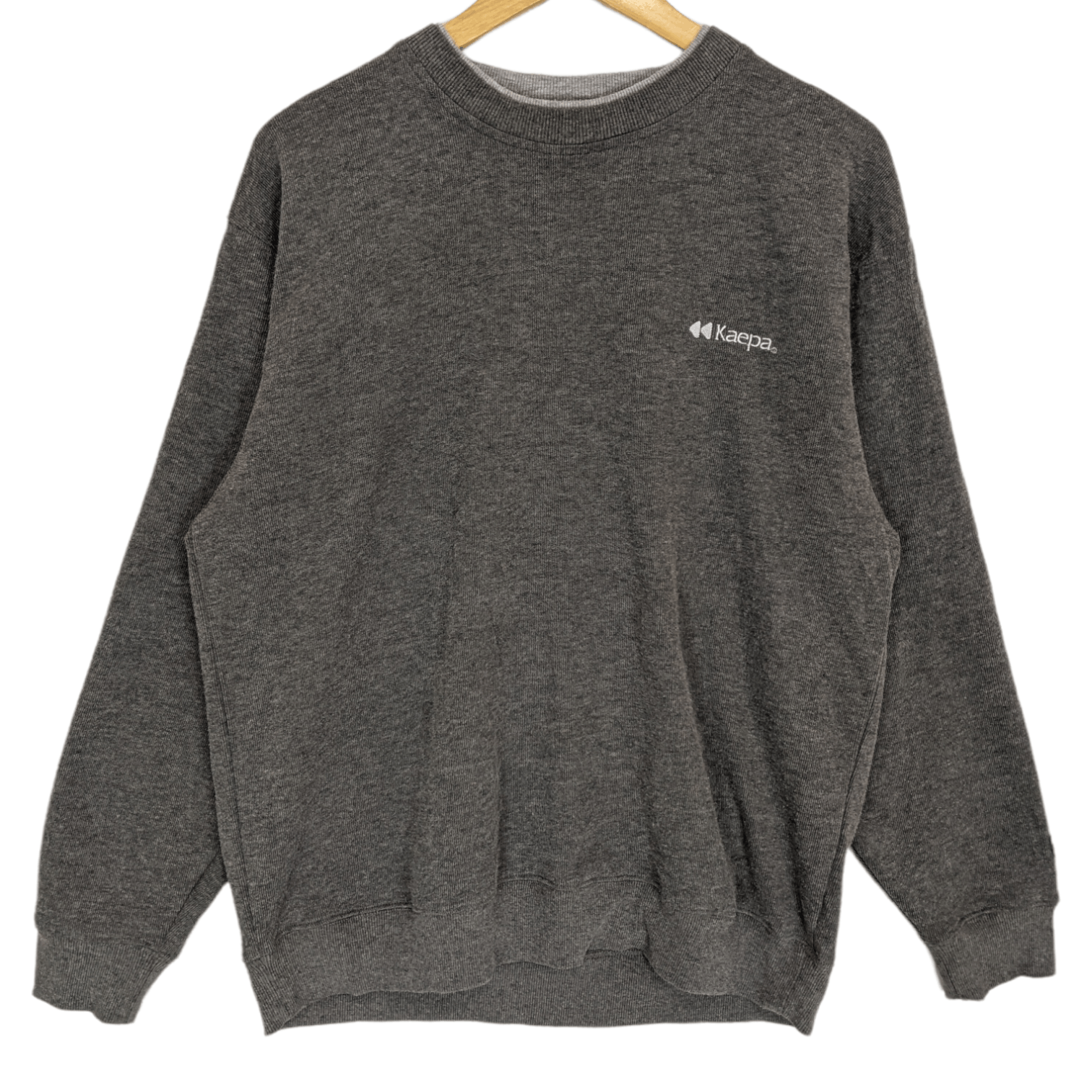 Japanese Brand KAEPA Grey Plain Sportswear Jumper Sweatshirt Size US XL / EU 56 / 4 - 2 Thumbnail