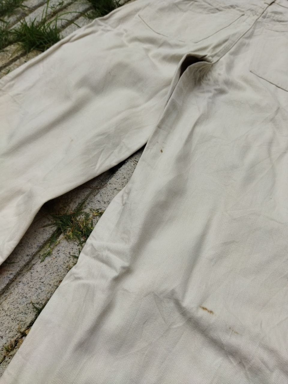 Japanese Brand Rare🔥Uniqlo X Christophe Lemaire White Baggy Jeans Size US 28 / EU 44 - 5 Thumbnail