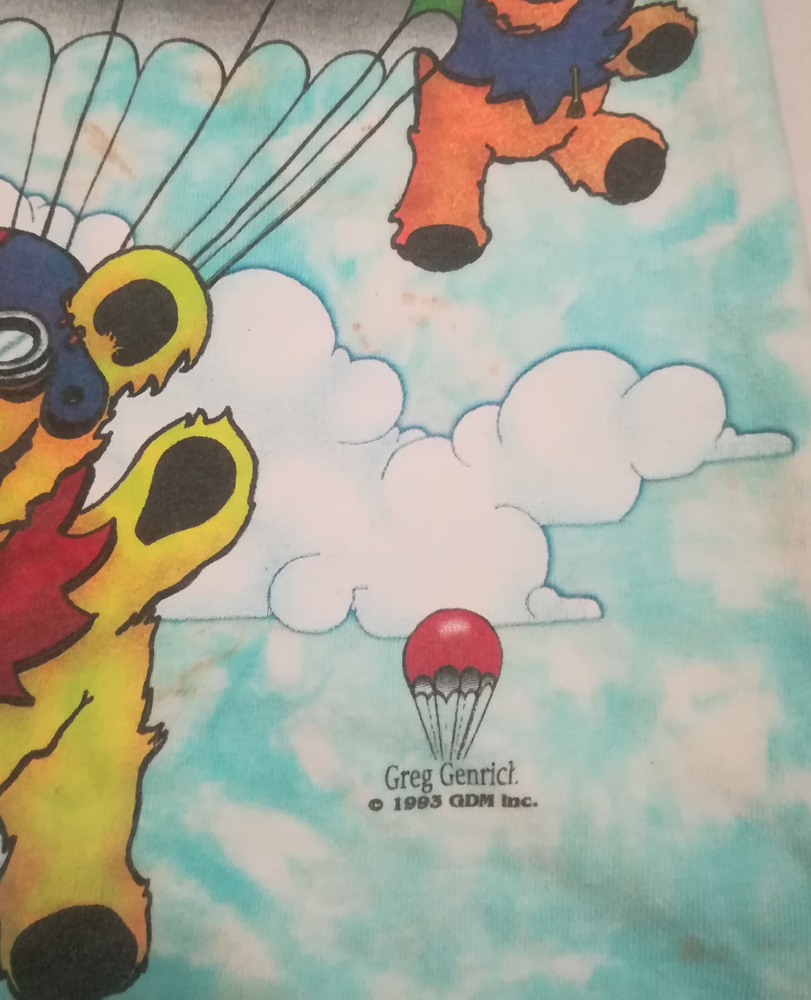 Grateful Dead × Liquid Blue Rare Vintage Grateful Dead Tie Dye Liqiud Blue Tshirt Size US L / EU 52-54 / 3 - 4 Thumbnail