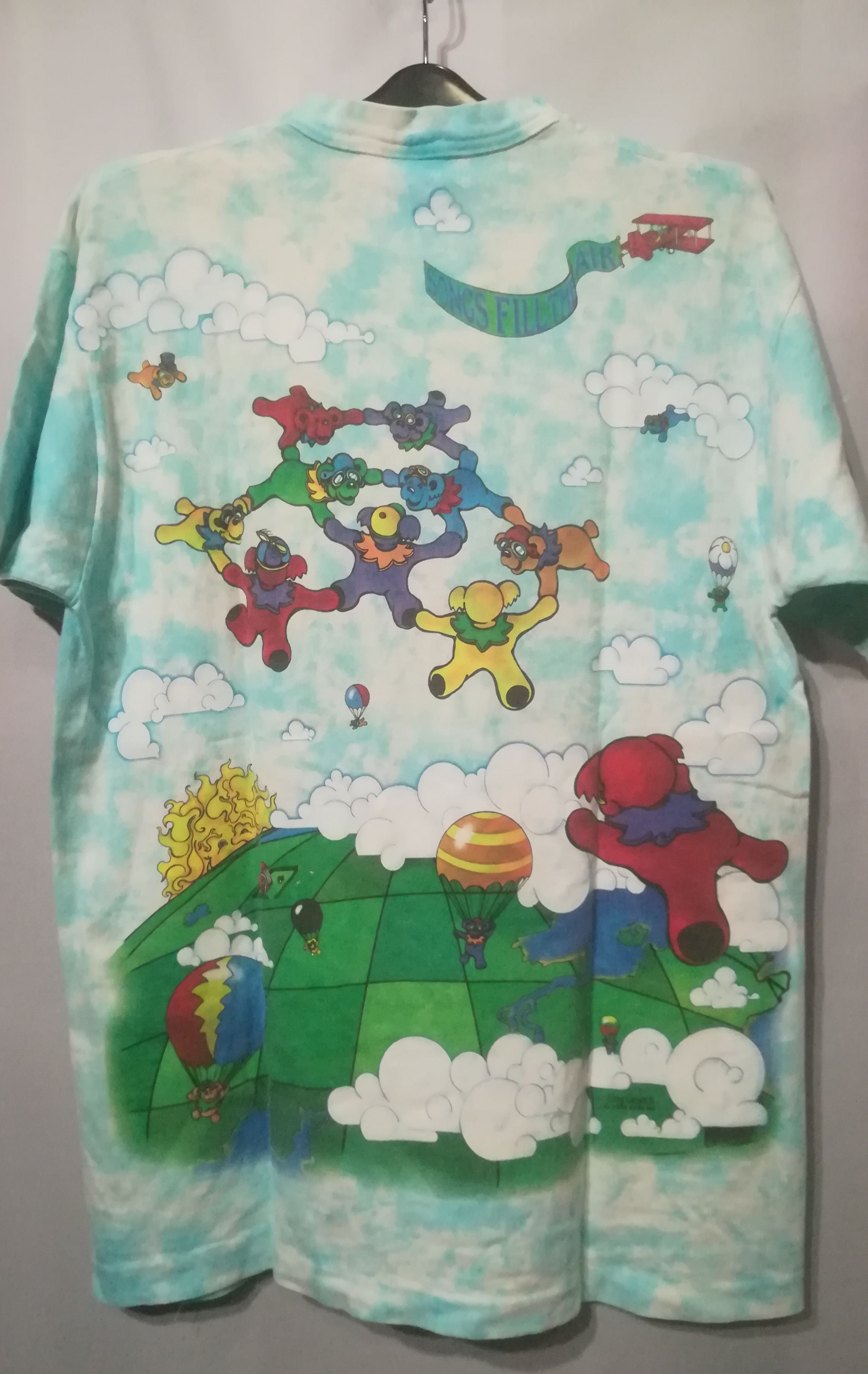 Grateful Dead × Liquid Blue Rare Vintage Grateful Dead Tie Dye Liqiud Blue Tshirt Size US L / EU 52-54 / 3 - 2 Thumbnail