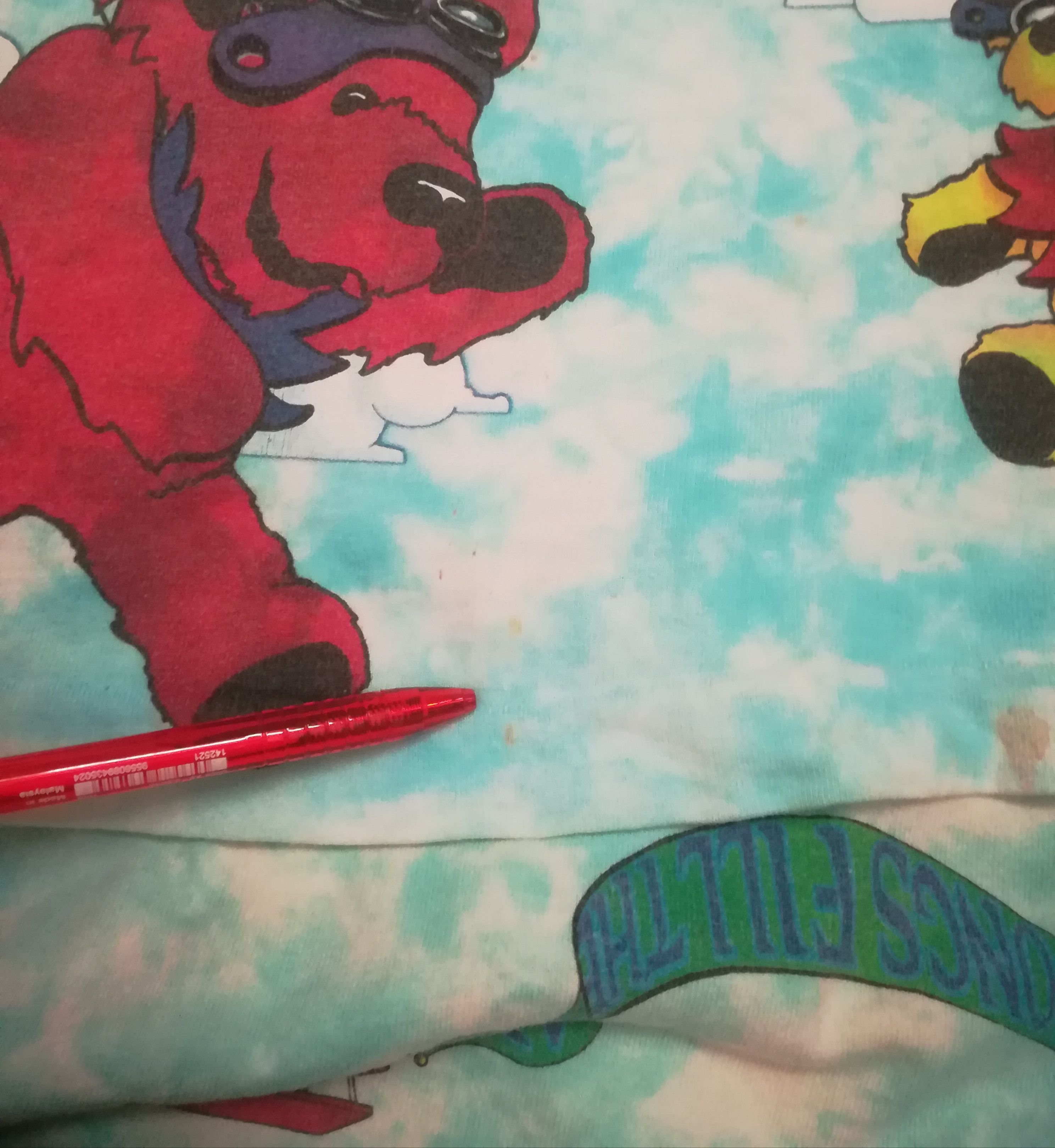 Grateful Dead × Liquid Blue Rare Vintage Grateful Dead Tie Dye Liqiud Blue Tshirt Size US L / EU 52-54 / 3 - 9 Thumbnail
