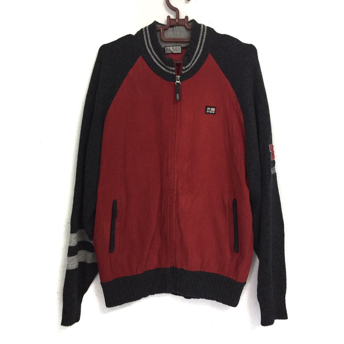 Japanese Brand Zyxon by munsing wear sweater jacket Size US L / EU 52-54 / 3 - 1 Thumbnail