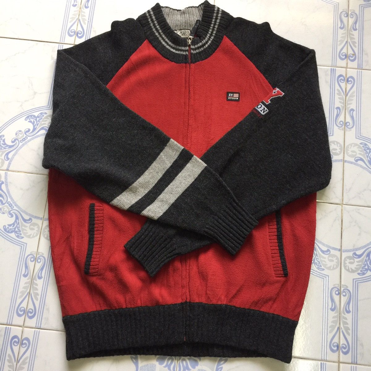 Japanese Brand Zyxon by munsing wear sweater jacket Size US L / EU 52-54 / 3 - 15 Thumbnail