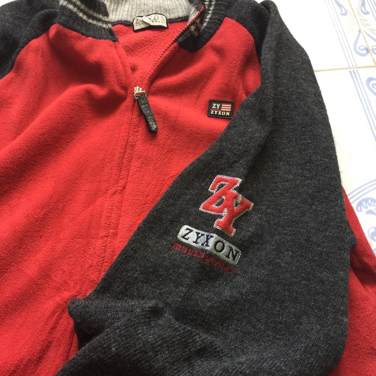 Japanese Brand Zyxon by munsing wear sweater jacket Size US L / EU 52-54 / 3 - 6 Thumbnail