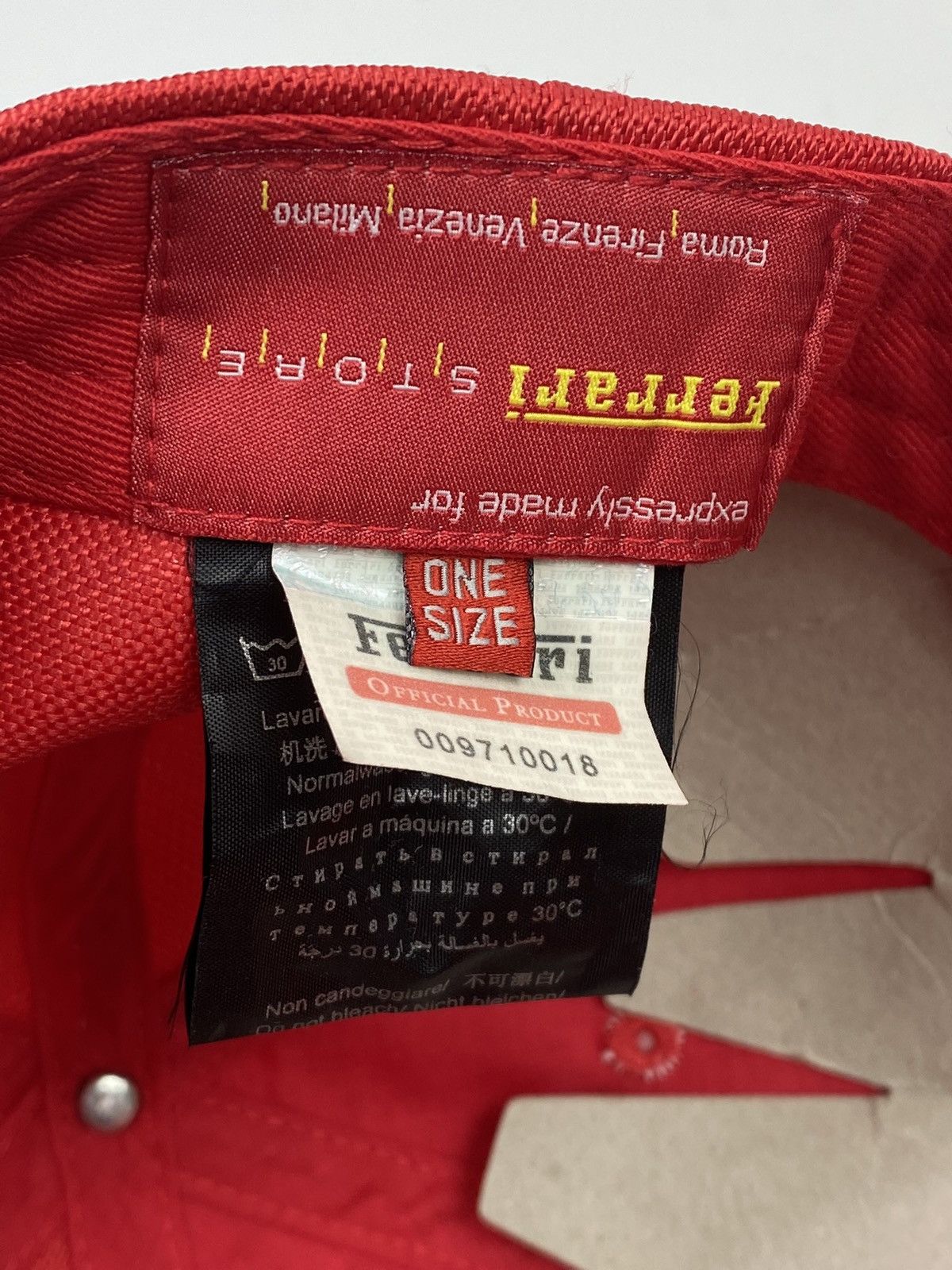 Ferrari 🔥LASTDROP🔥#11 NEW Scuderia Milano Venezia Roma Firenze Cap Size ONE SIZE - 13 Thumbnail