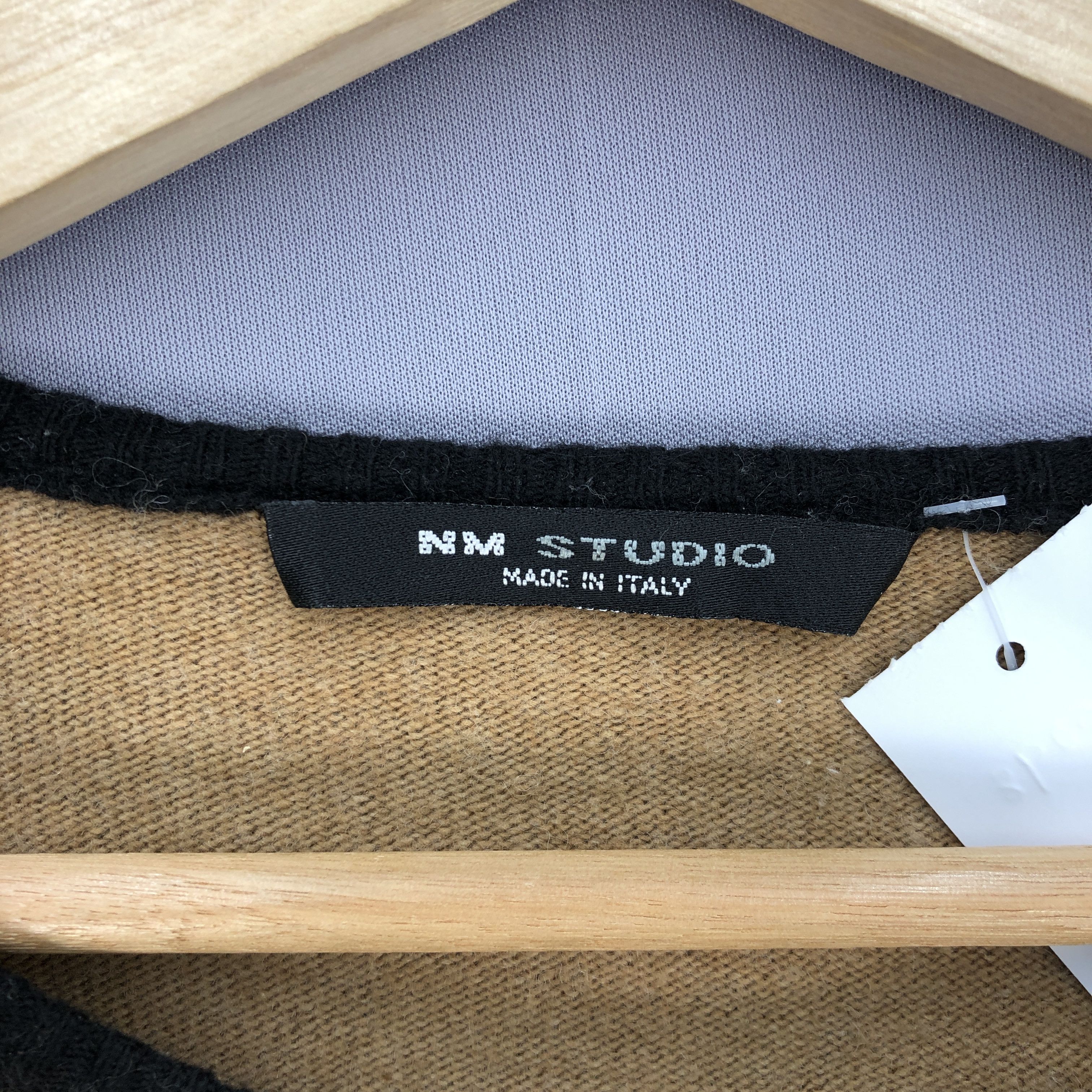 Aran Isles Knitwear × Other Vintage Nude Knit Sweatshirt Beige Knitwear | BS20298. Size XS / US 0-2 / IT 36-38 - 5 Thumbnail