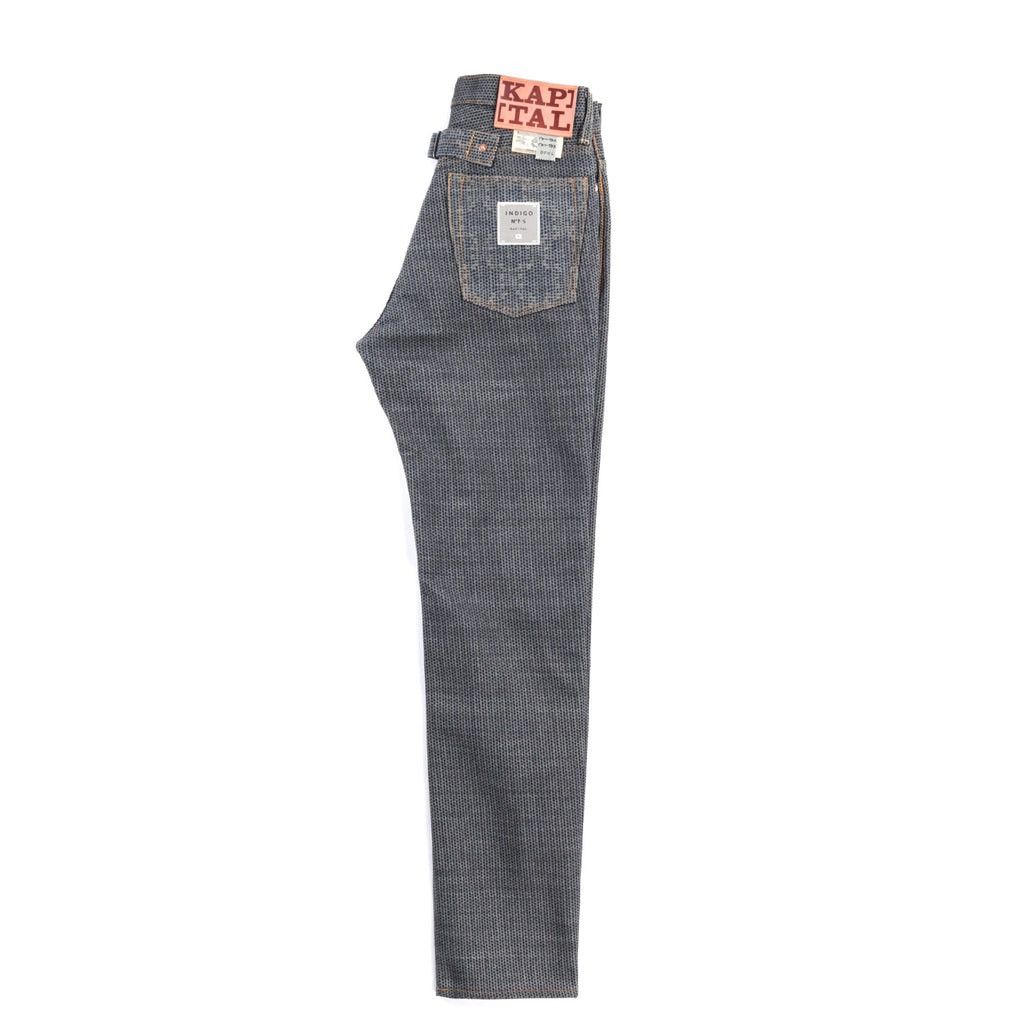 Kapital × Kapital Kountry Kapital Century Denim Indigo No 7S 5p Monkey Cisco- Stone Size US 28 / EU 44 - 2 Thumbnail