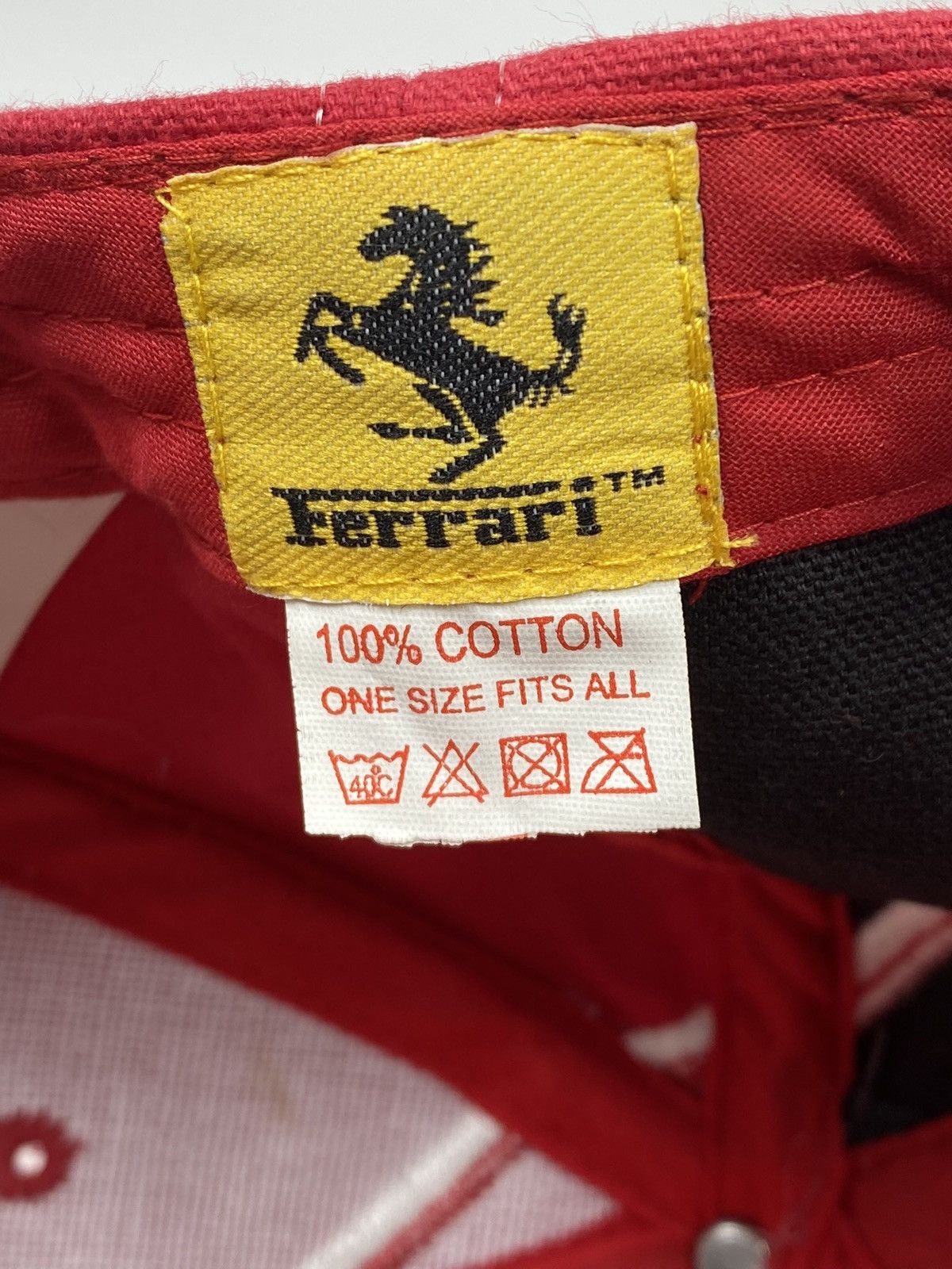 Ferrari 🔥LASTDROP🔥#12 1997 BNWT Ferrari Racing Vintage Cap Hat Size ONE SIZE - 11 Thumbnail