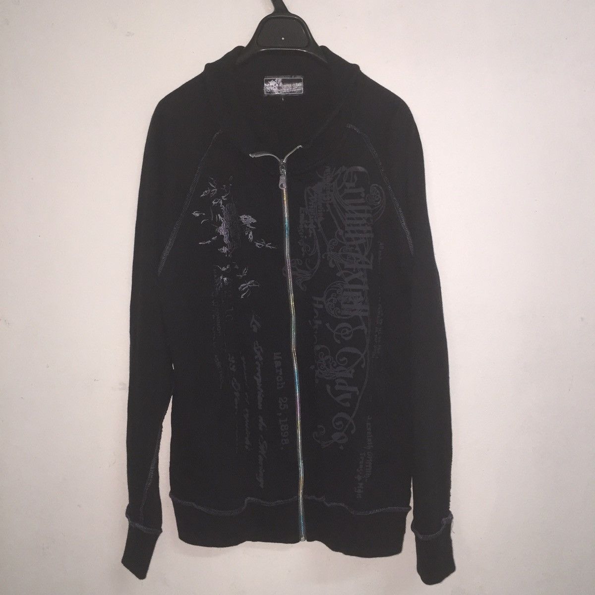 Japanese Brand Center Clease Rainbow Colour Zip Sweatshirt Sweater Jacket Size US L / EU 52-54 / 3 - 1 Thumbnail