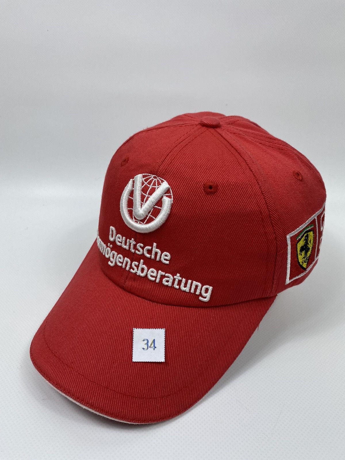 Ferrari 🔥LASTDROP🔥#34 2000 Michael Schumacher 3 Vintage Hat Cap Size ONE SIZE - 2 Thumbnail