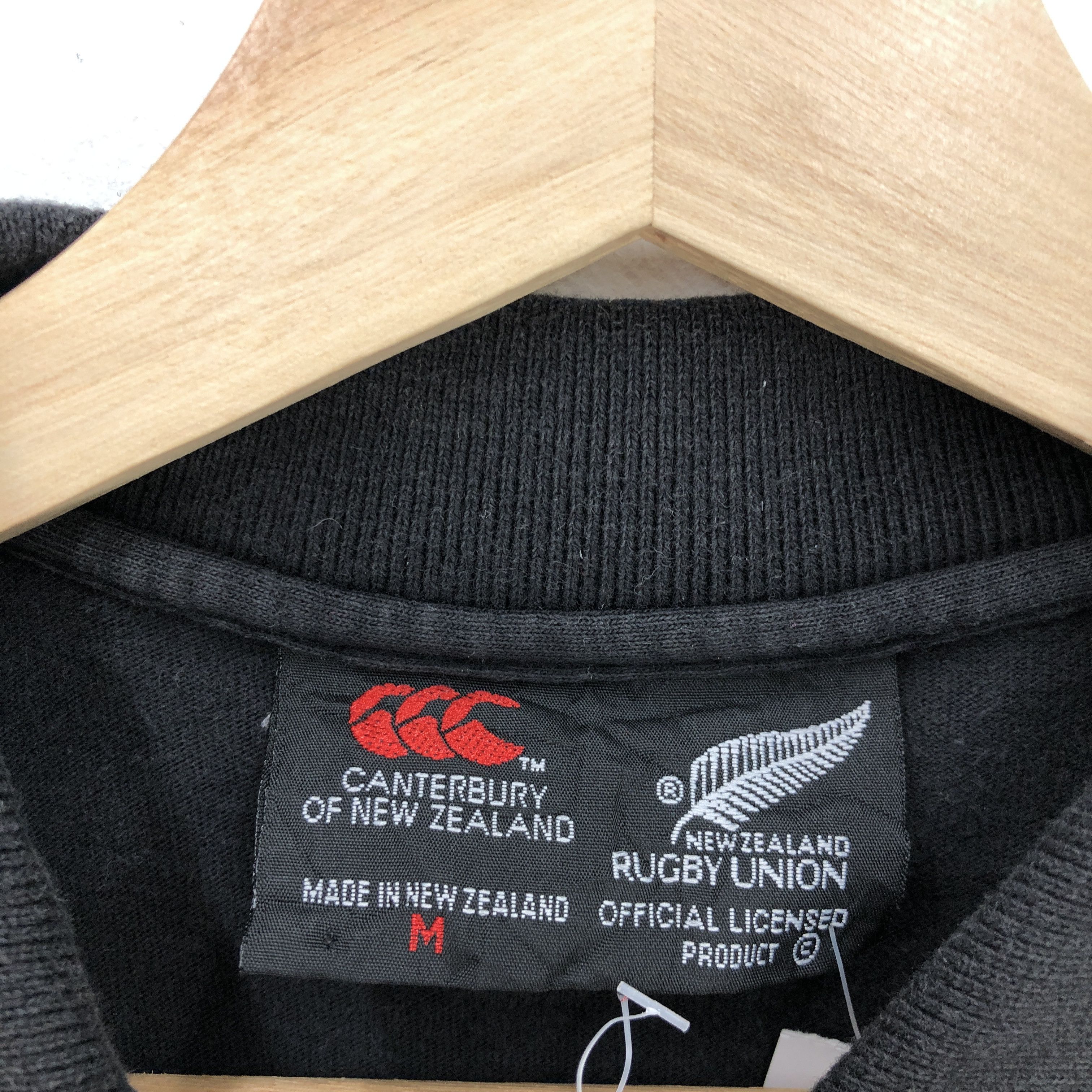 Canterbury of New Zealand Vintage Canterbury T Shirt All Black Rugby Polo Tees Size US L / EU 52-54 / 3 - 5 Thumbnail