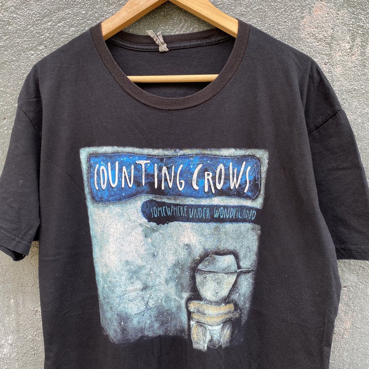 Band Tees Thrashed Vintage Faded Y2K Counting Crows Band ERD GRUNGE T Size US L / EU 52-54 / 3 - 3 Thumbnail
