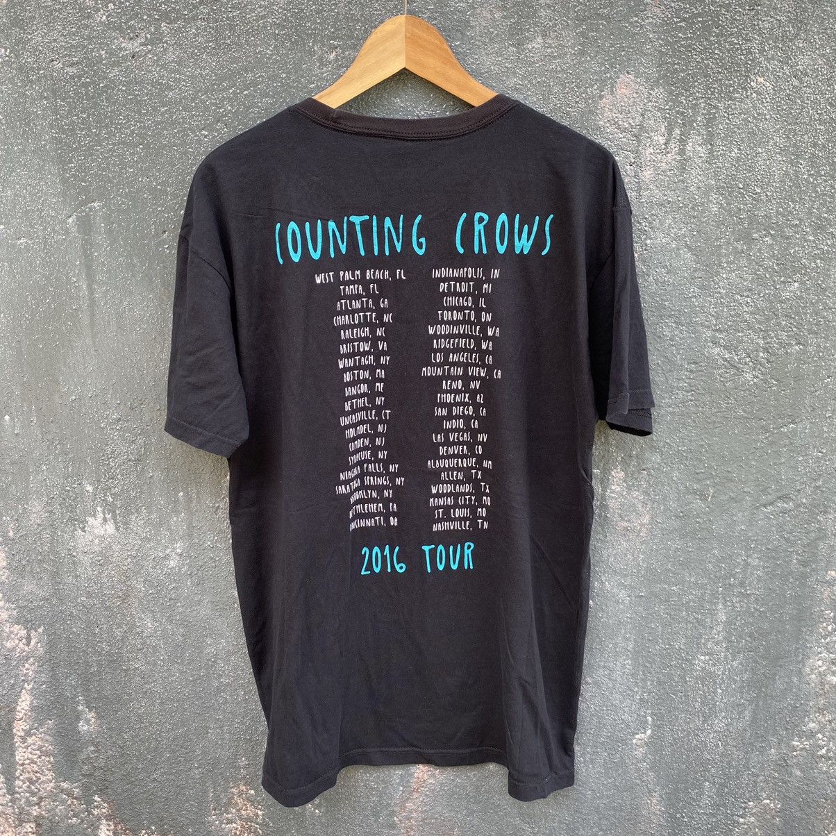 Band Tees Thrashed Vintage Faded Y2K Counting Crows Band ERD GRUNGE T Size US L / EU 52-54 / 3 - 2 Thumbnail