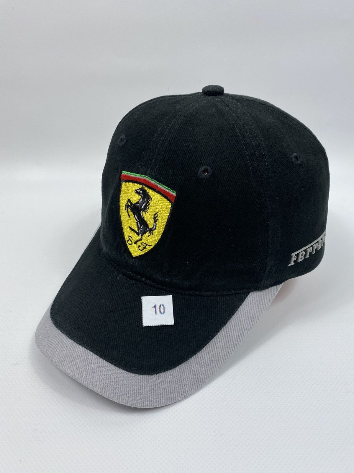 Ferrari LASTDROP🔥#10 2002 Grey Black Cap Hat Vintage Rare Ferrari Size ONE SIZE - 2 Thumbnail