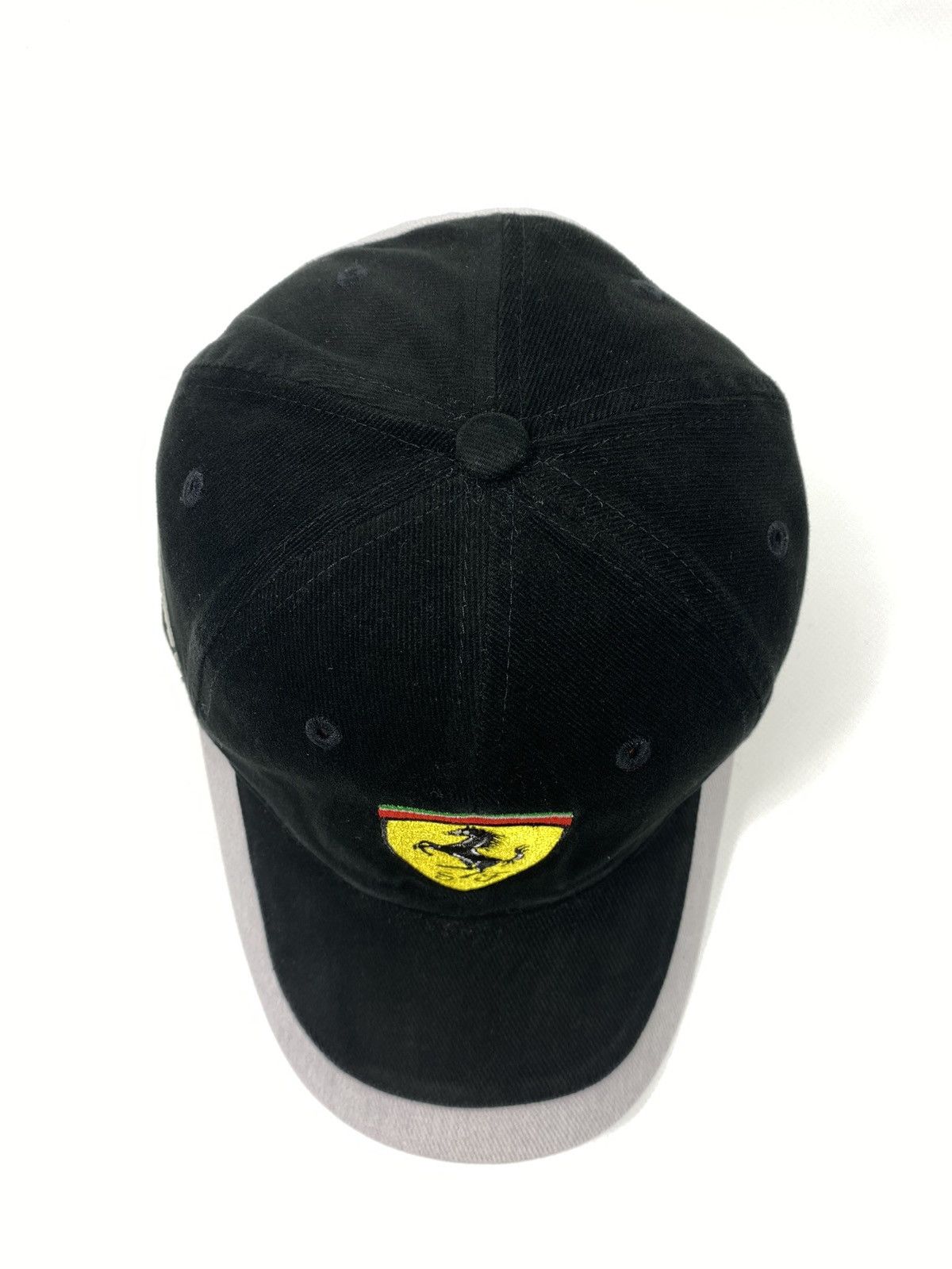 Ferrari LASTDROP🔥#10 2002 Grey Black Cap Hat Vintage Rare Ferrari Size ONE SIZE - 6 Thumbnail