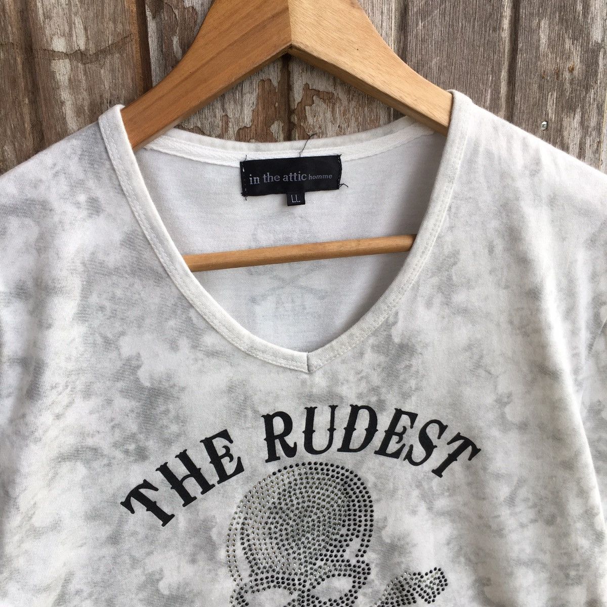 トップス in the attic skull design tee In The Attic × Japanese Brand Growth by in the attic skull