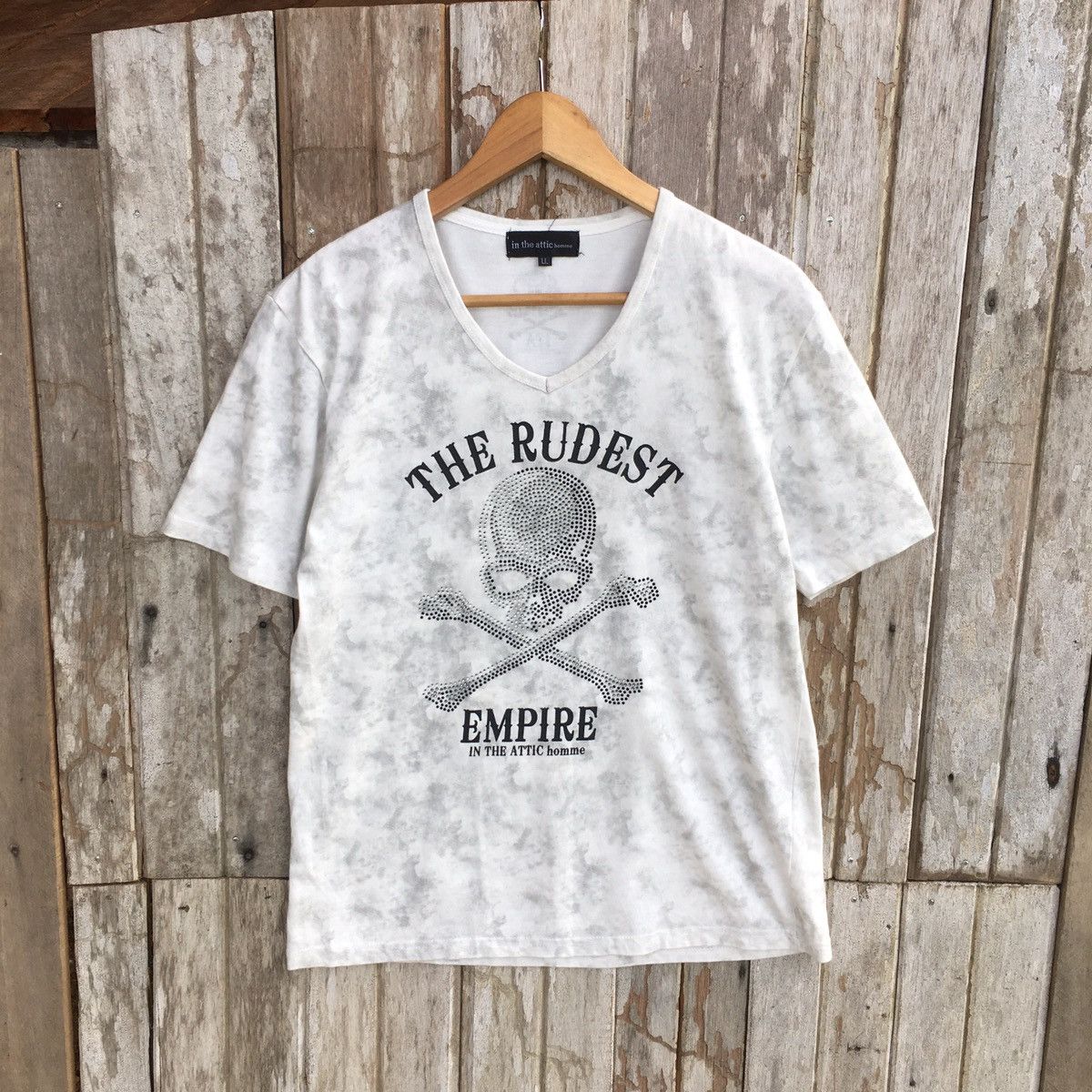 トップス in the attic skull design tee In The Attic Vintage In The Attic Punk Skull Tee Shirt | Grailed