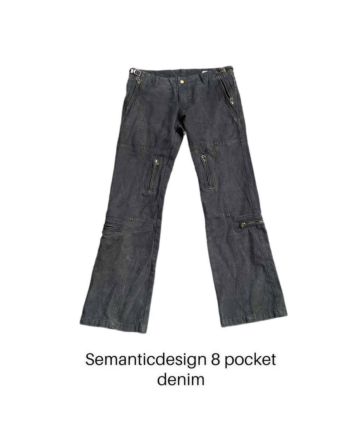 Japanese Brand Crazy Semanticdesign 8 pocket denim Size US 34 / EU 50 - 1 Thumbnail
