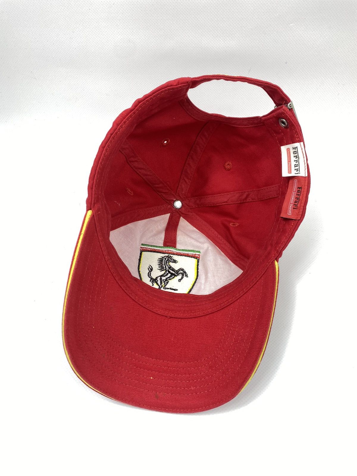Ferrari 🔥LASTDROP🔥#21 Ferrari Red Vintage Authentic Hat Cap Size ONE SIZE - 9 Thumbnail