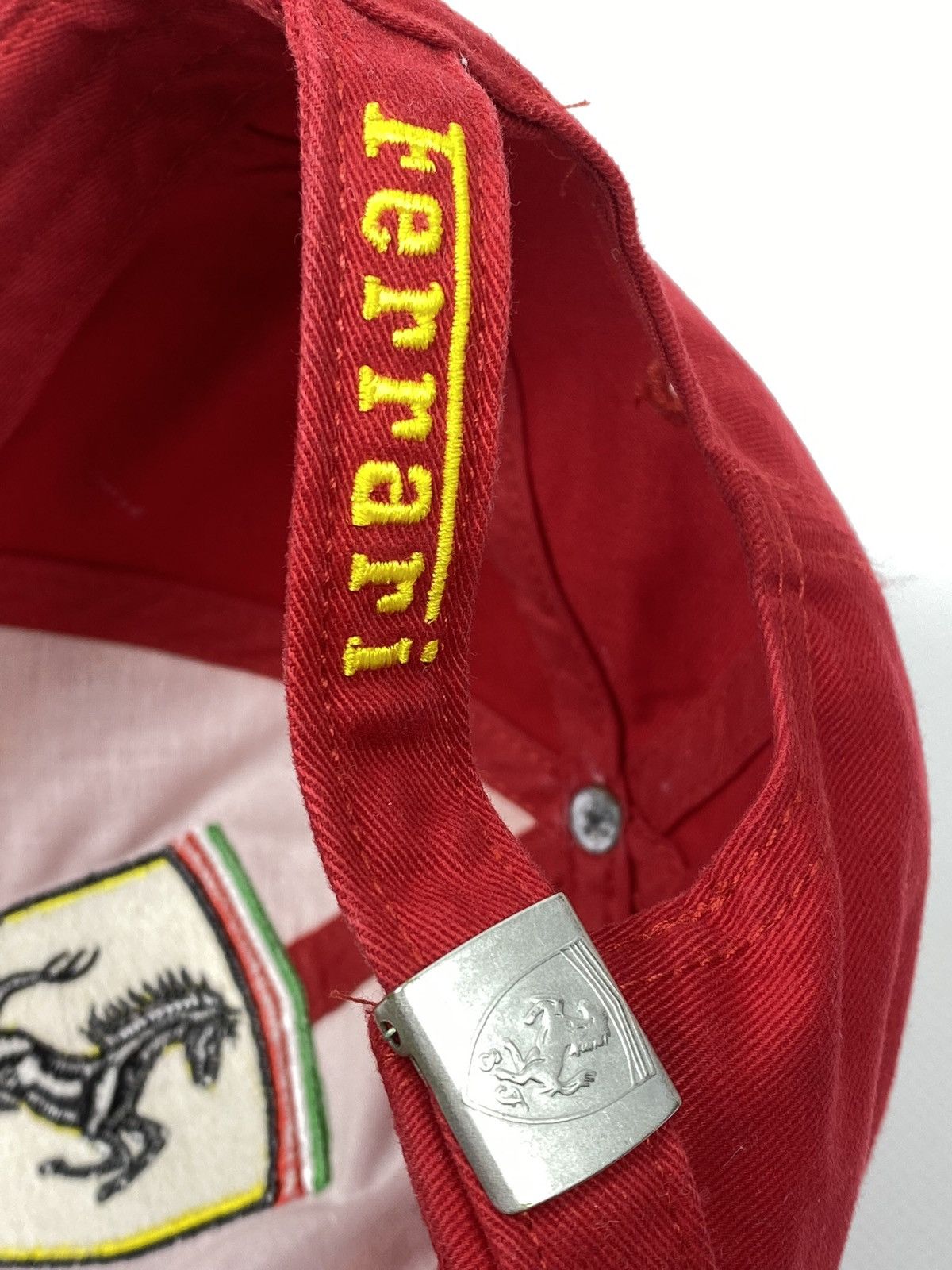 Ferrari 🔥LASTDROP🔥#21 Ferrari Red Vintage Authentic Hat Cap Size ONE SIZE - 8 Thumbnail
