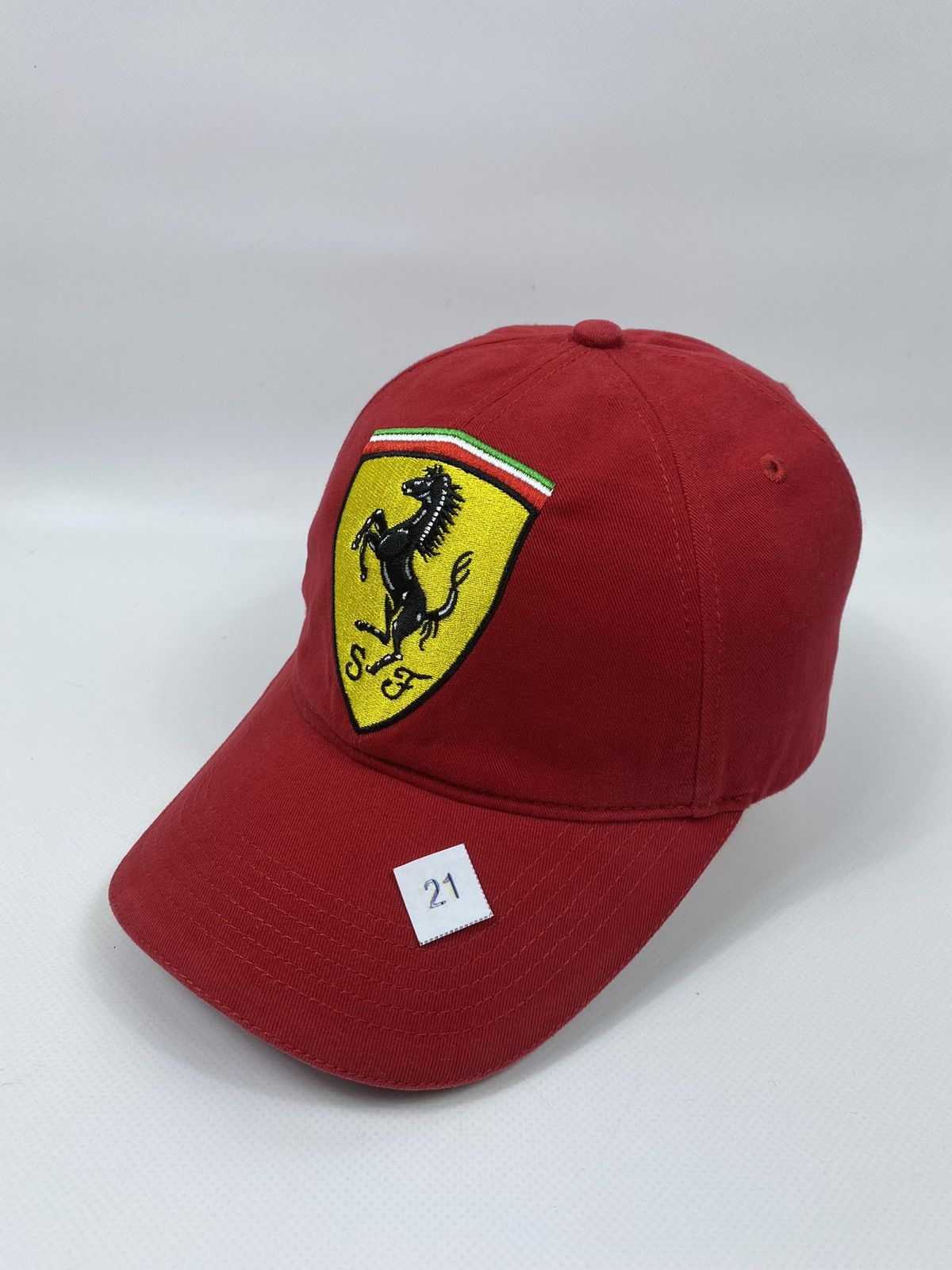 Ferrari 🔥LASTDROP🔥#21 Ferrari Red Vintage Authentic Hat Cap Size ONE SIZE - 2 Thumbnail