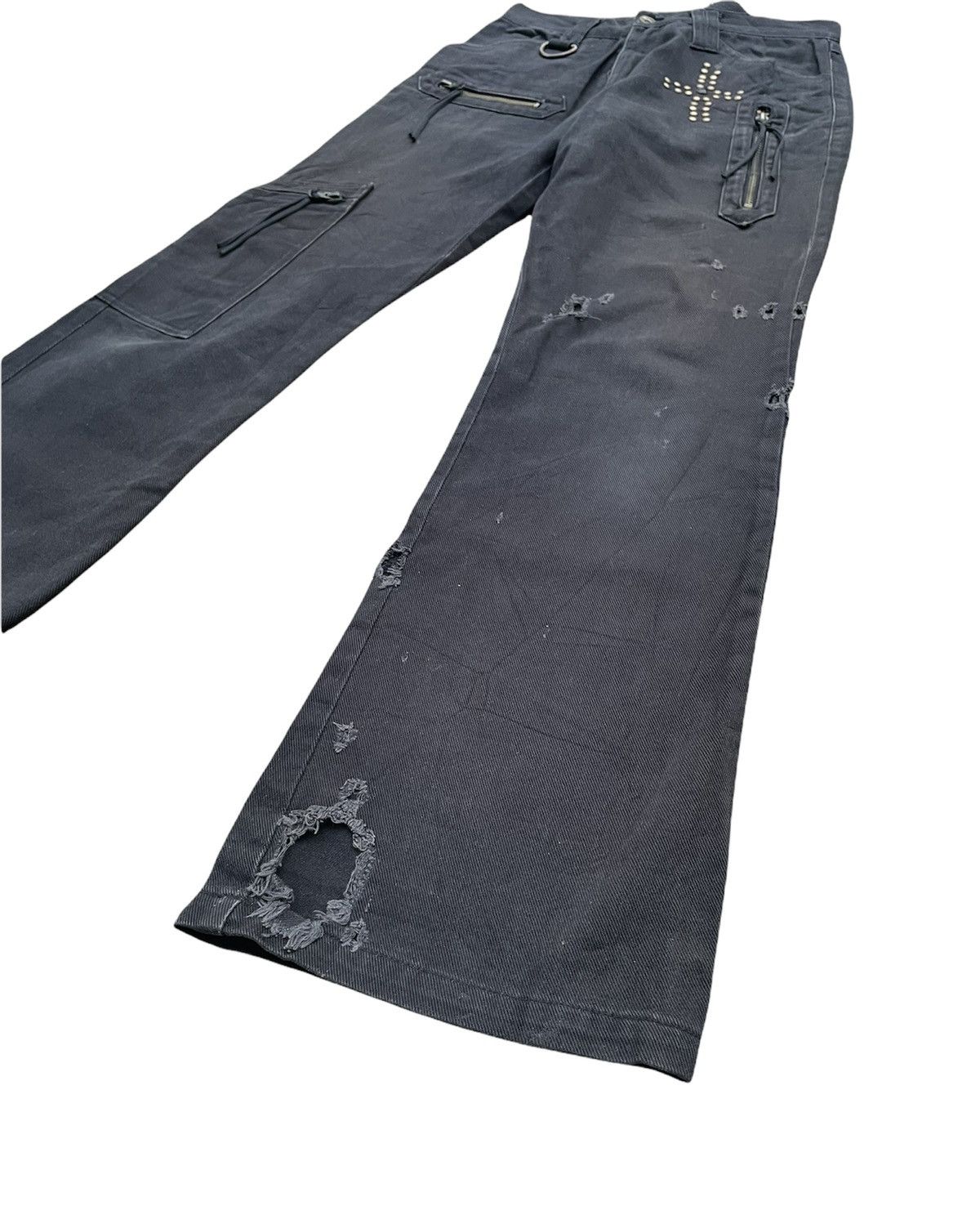 Japanese Brand Batsu Studio Aging Faded Custom Distressed Size US 28 / EU 44 - 2 Thumbnail