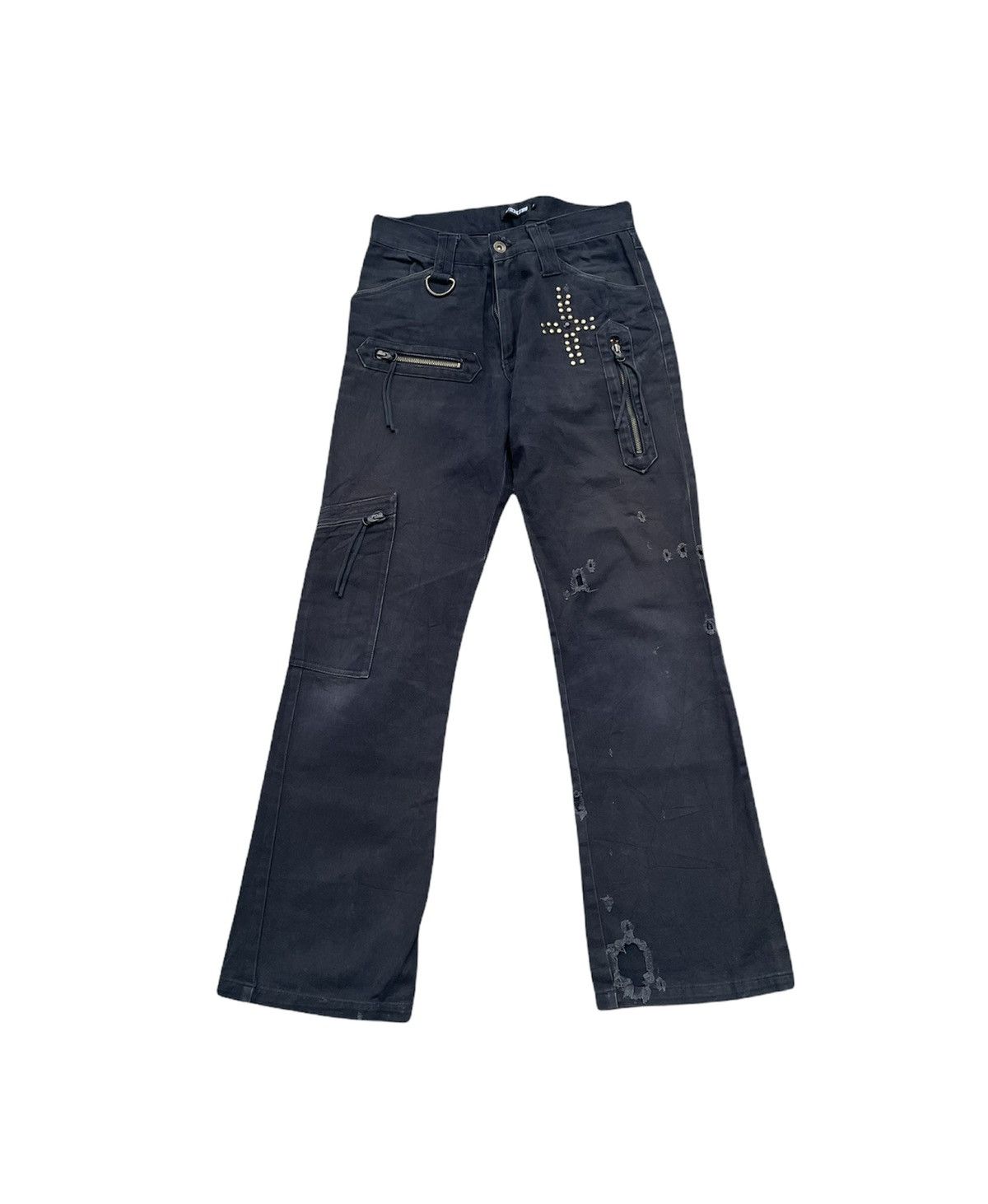 Japanese Brand Batsu Studio Aging Faded Custom Distressed Size US 28 / EU 44 - 1 Thumbnail
