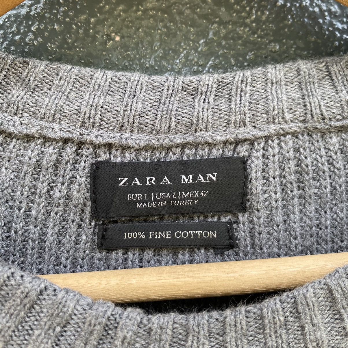 Zara Vintage Zara Man Knitwear ERD GRUNGE LGB GRAIL Size US L / EU 52-54 / 3 - 3 Thumbnail