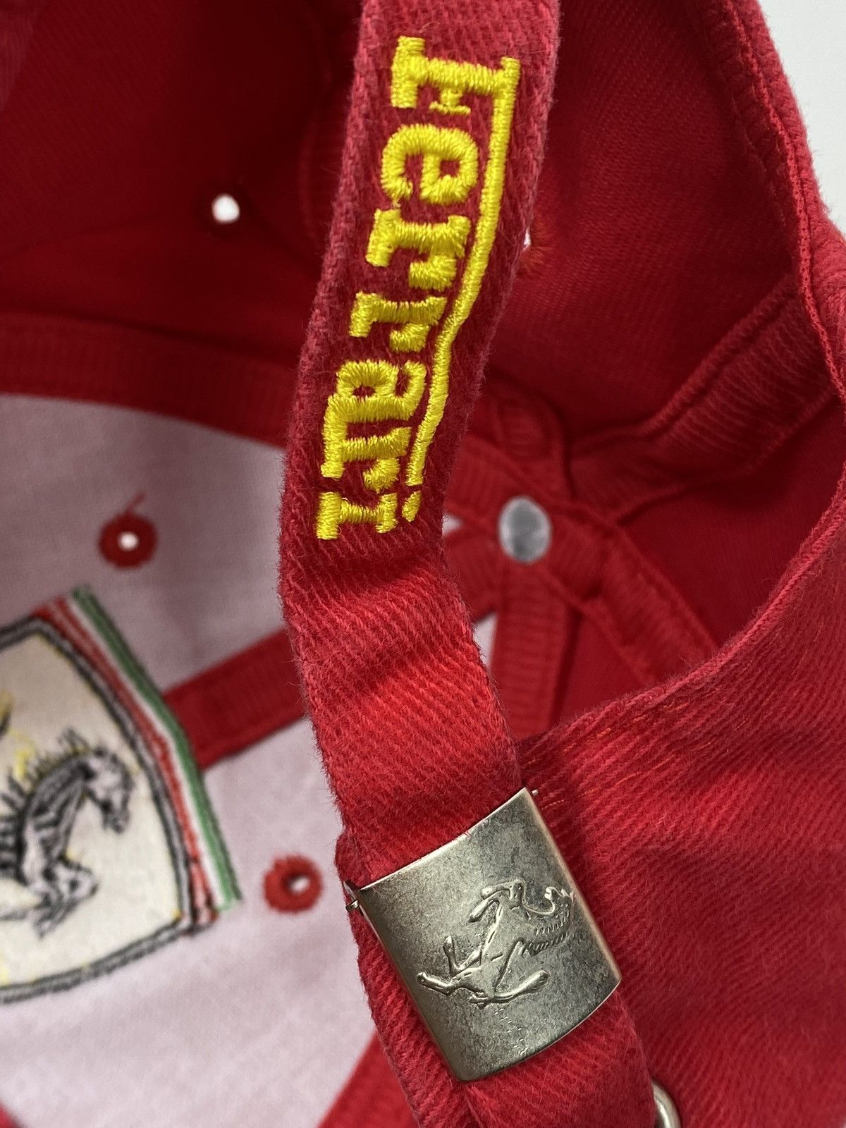 Ferrari 🔥LASTDROP🔥#24 1999 Ferrari Red Vintage Authentic Hat Cap Size ONE SIZE - 8 Thumbnail