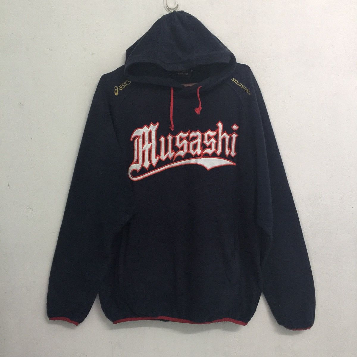 image of Musashi Asics Baseball Fleece Hoodie, Men's (Size Large)
