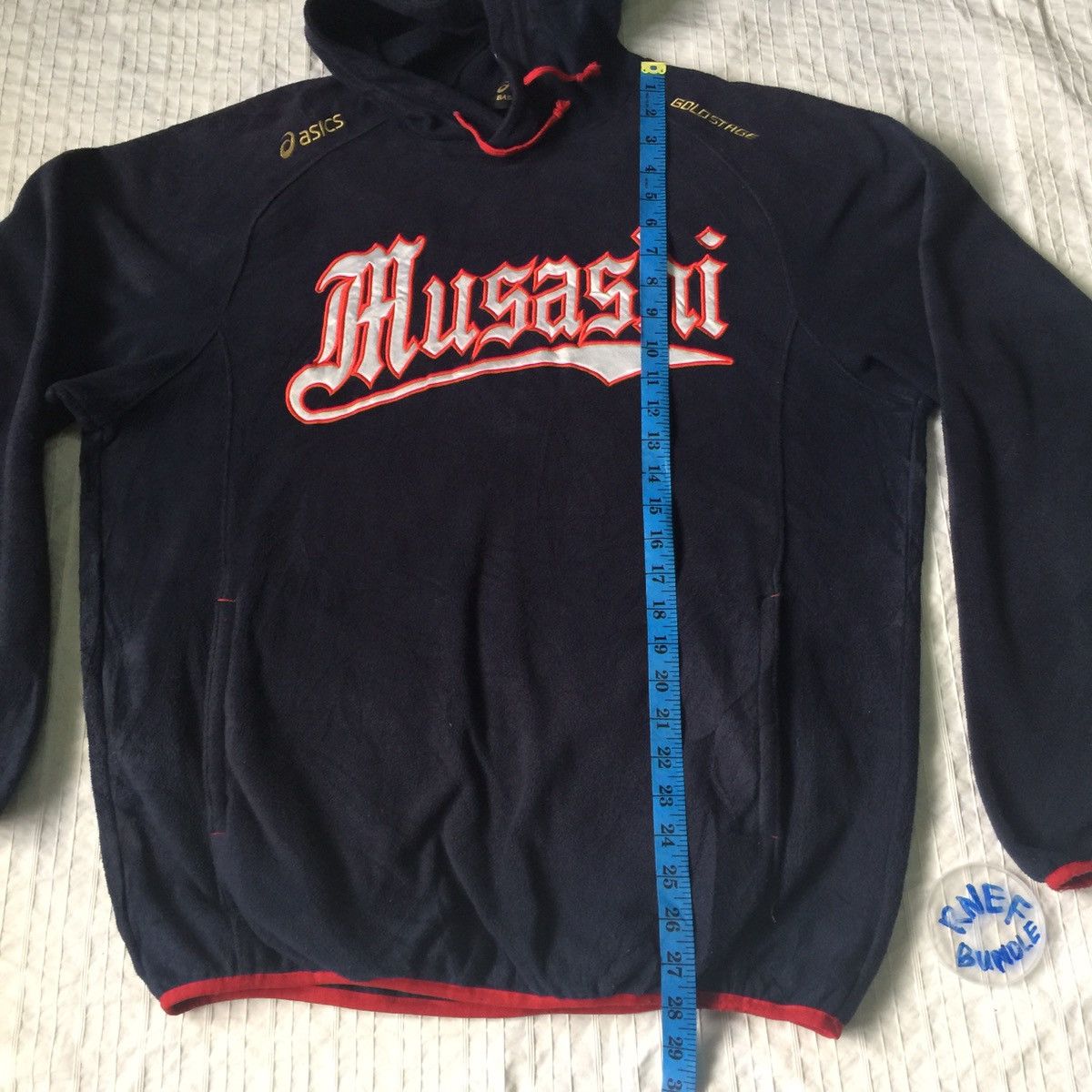Asics Musashi Asics baseball fleece hoodie Size US L / EU 52-54 / 3 - 15 Thumbnail