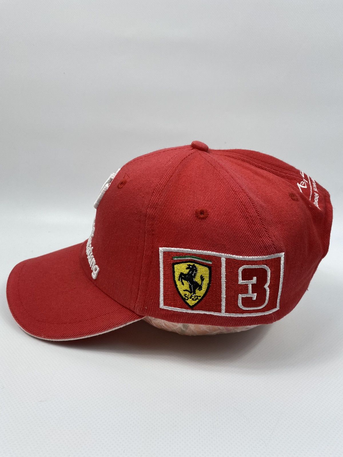 Ferrari 🔥LASTDROP🔥#33 2000 Michael Schumacher 3 Red Hat Cap Size ONE SIZE - 5 Thumbnail
