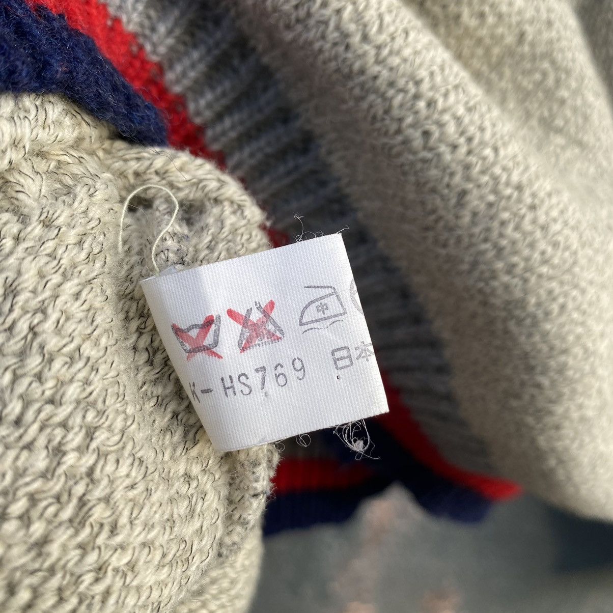 ABAHOUSE Thrashed Vintage Abahouse ERD GRUNGE LGB KNITWEAR Size US L / EU 52-54 / 3 - 6 Thumbnail