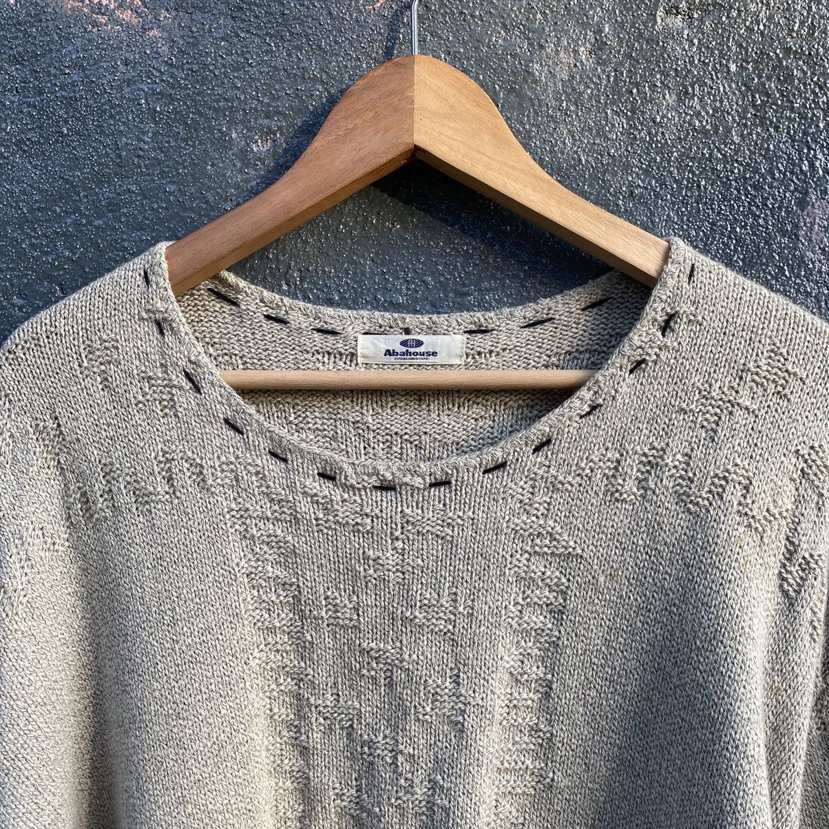 ABAHOUSE Thrashed Vintage Abahouse ERD GRUNGE LGB KNITWEAR Size US L / EU 52-54 / 3 - 3 Thumbnail