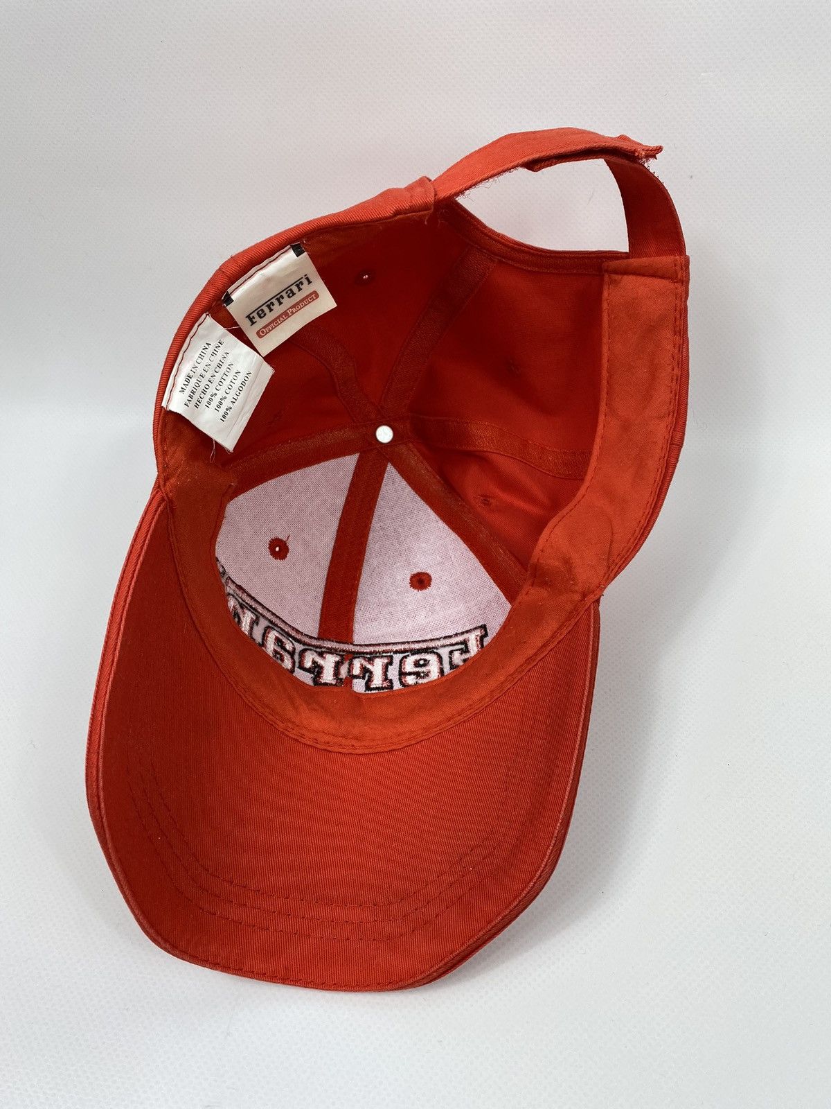 Ferrari 🔥LASTDROP🔥#40 00s Ferrari Gear Red Hat Vintage Cap Size ONE SIZE - 9 Thumbnail