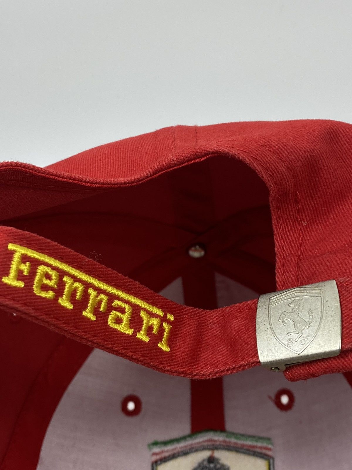 Ferrari 🔥LASTDROP🔥#22 00s Ferrari Red Vintage Authentic Hat Cap Size ONE SIZE - 10 Thumbnail