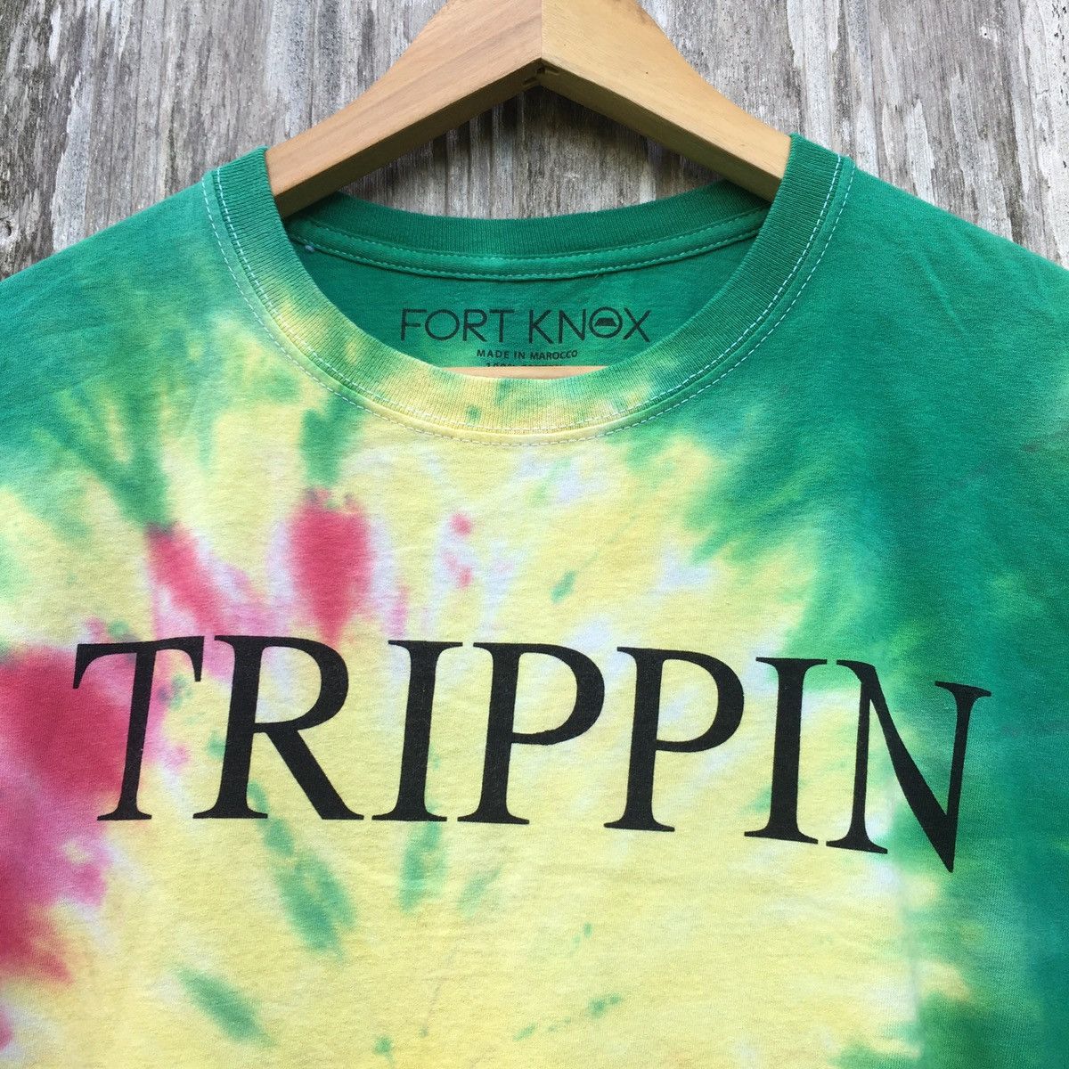 Other Fort Knox Trippin Tie Dye ERD GRUNGE THRASHED TEE Size US L / EU 52-54 / 3 - 3 Thumbnail