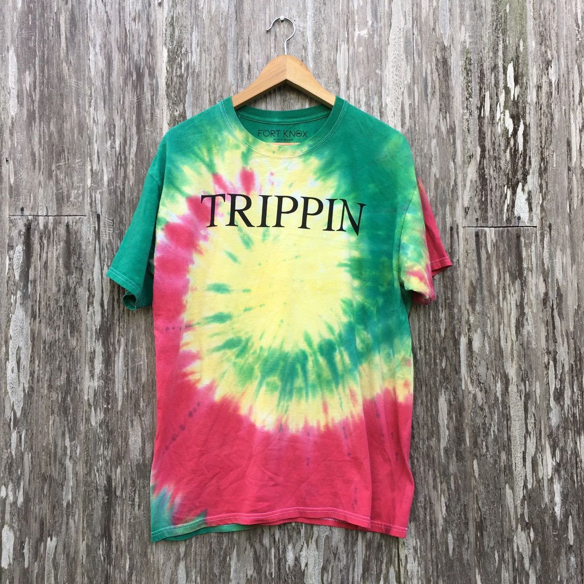 Other Fort Knox Trippin Tie Dye ERD GRUNGE THRASHED TEE Size US L / EU 52-54 / 3 - 1 Thumbnail