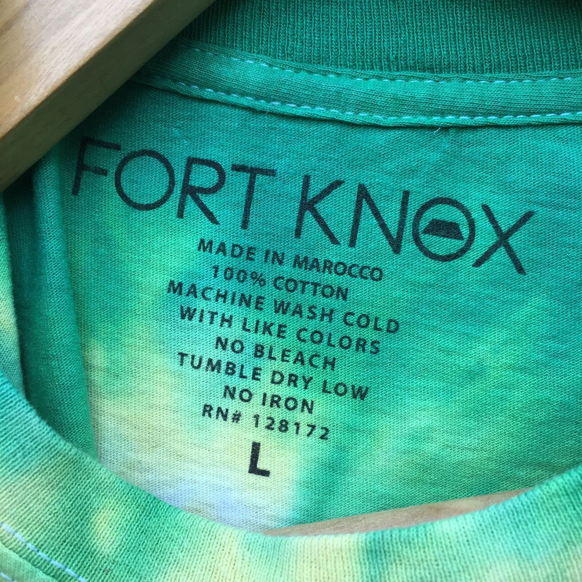 Other Fort Knox Trippin Tie Dye ERD GRUNGE THRASHED TEE Size US L / EU 52-54 / 3 - 4 Thumbnail