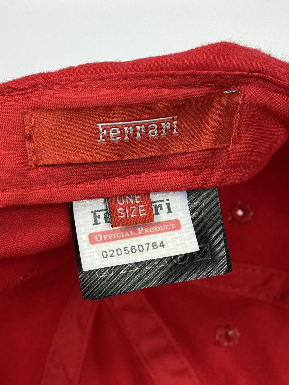 Ferrari 🔥LASTDROP🔥#29 Italian Flag Red Vintage Authentic Hat Cap Size ONE SIZE - 10 Thumbnail